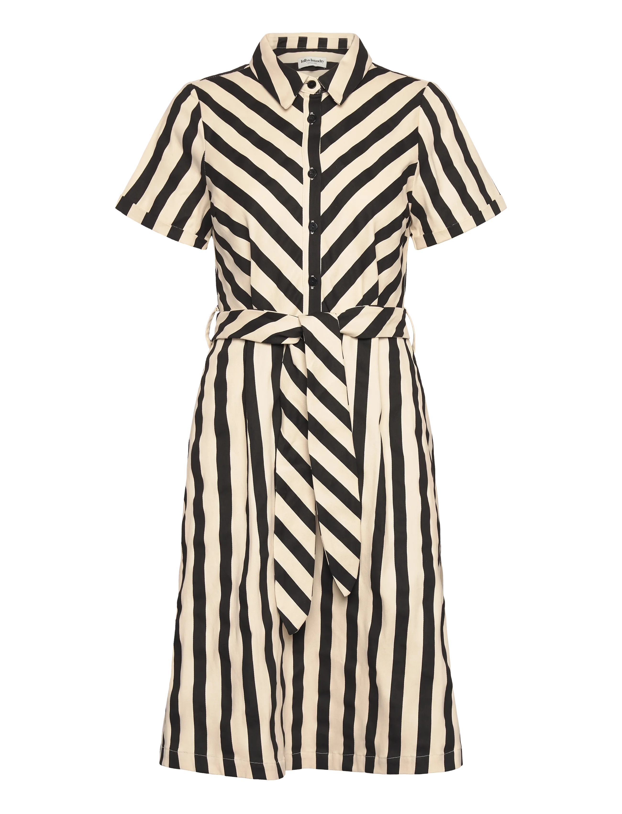 Lollys Laundry TulleLL Midi dress SS - Kläder - BLACK / black