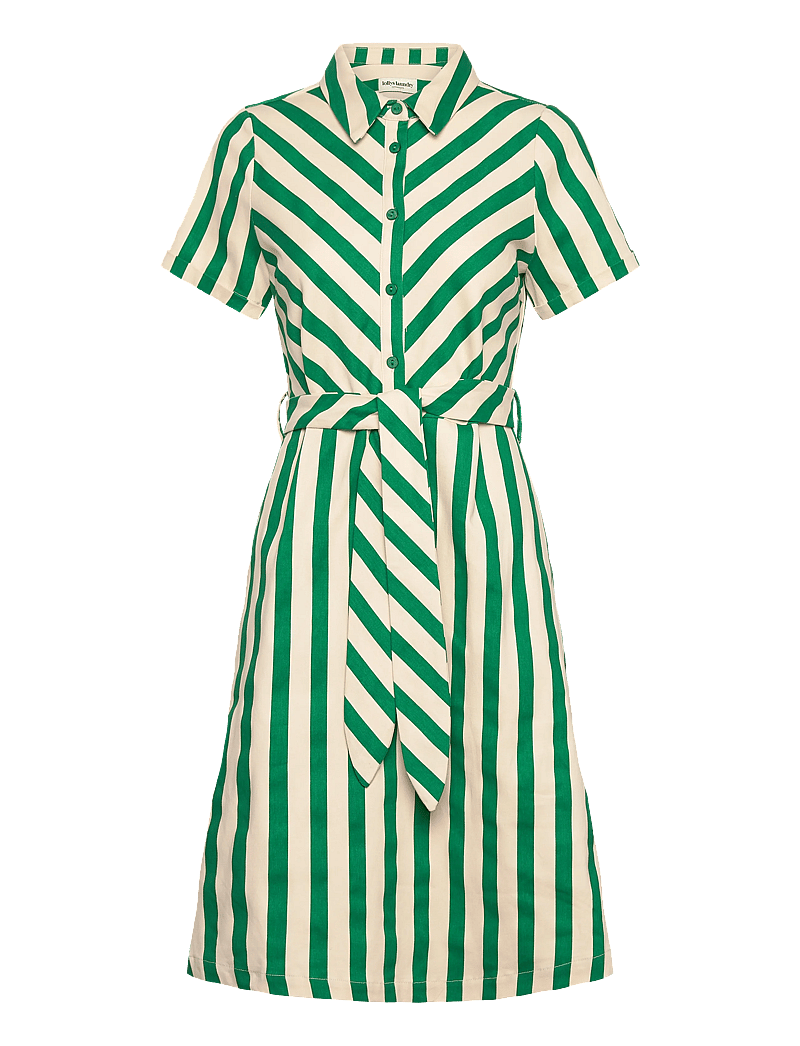 Lollys Laundry - TulleLL Midi dress SS - sommerkleider - green - 0
