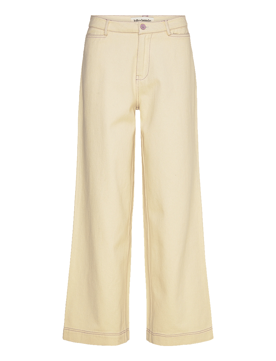 Lollys Laundry - FloridaLL Pants - hosen mit weitem bein - creme - 1