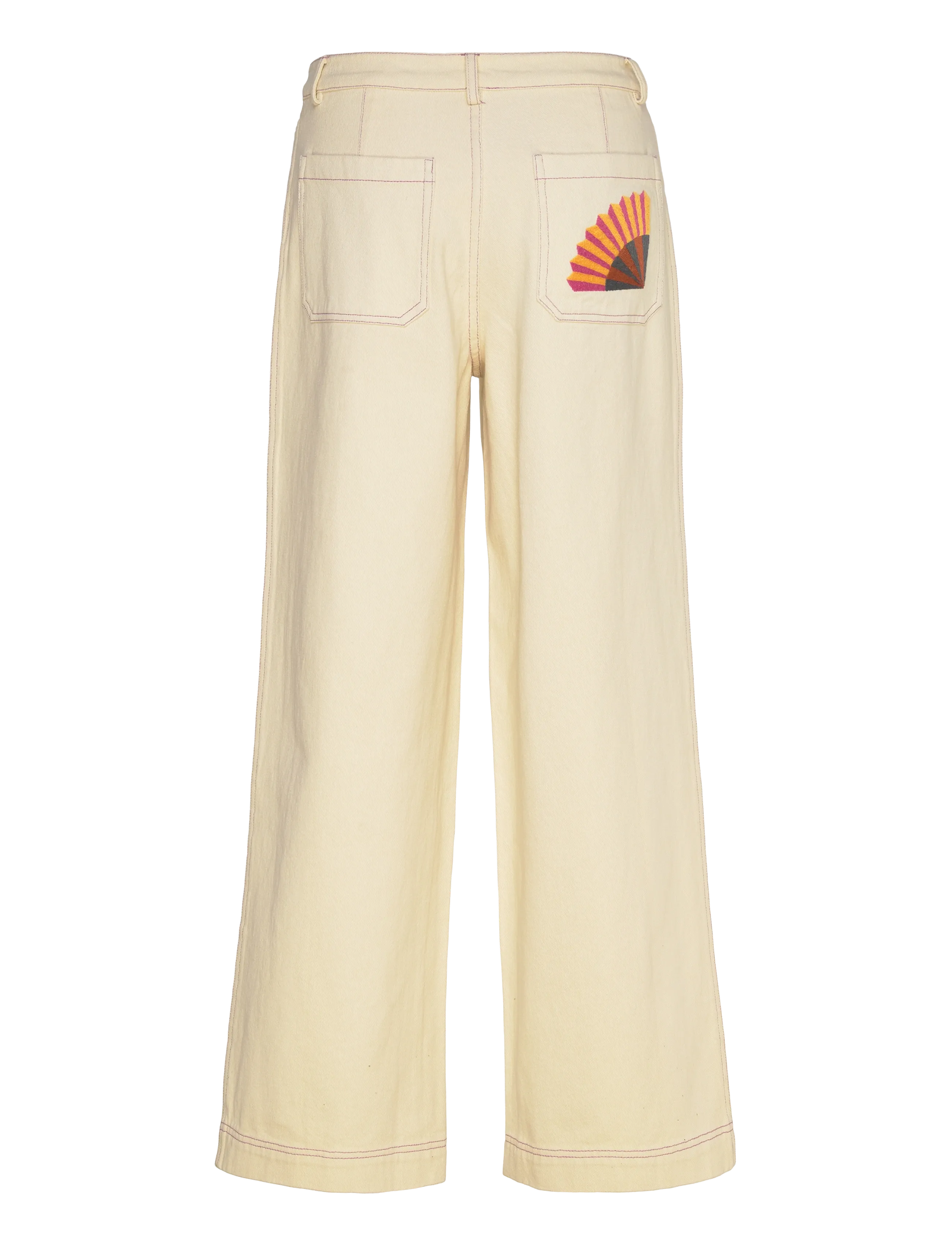 Lollys Laundry - FloridaLL Pants - hosen mit weitem bein - creme - 2