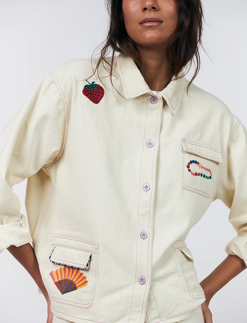 Lollys Laundry - AprilLL Jacket LS - utility-jakker - creme - 4