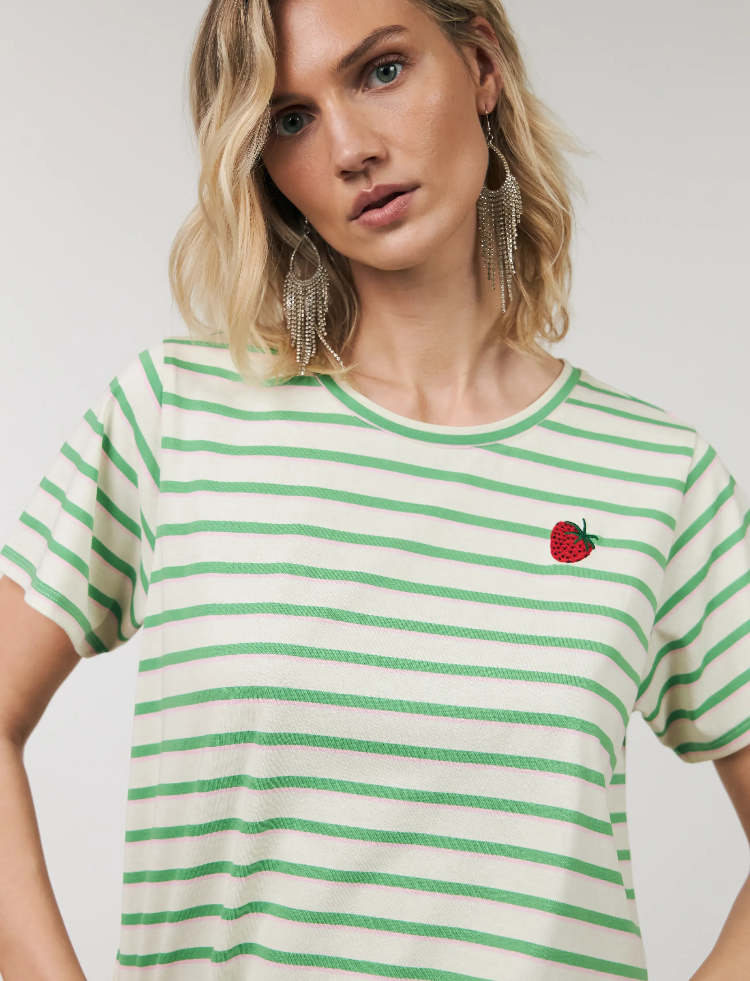 Lollys Laundry RomaLL Tee - T-Shirts & Tops - GREEN / green
