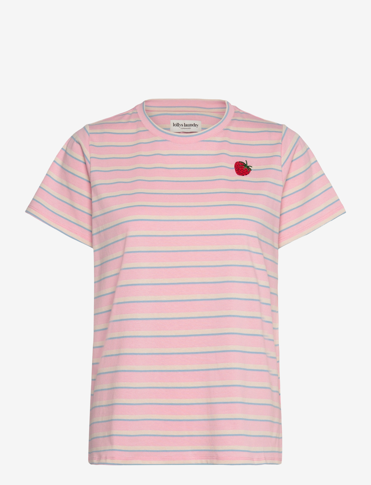 Lollys Laundry - RomaLL Tee - t-shirts - light pink - 0