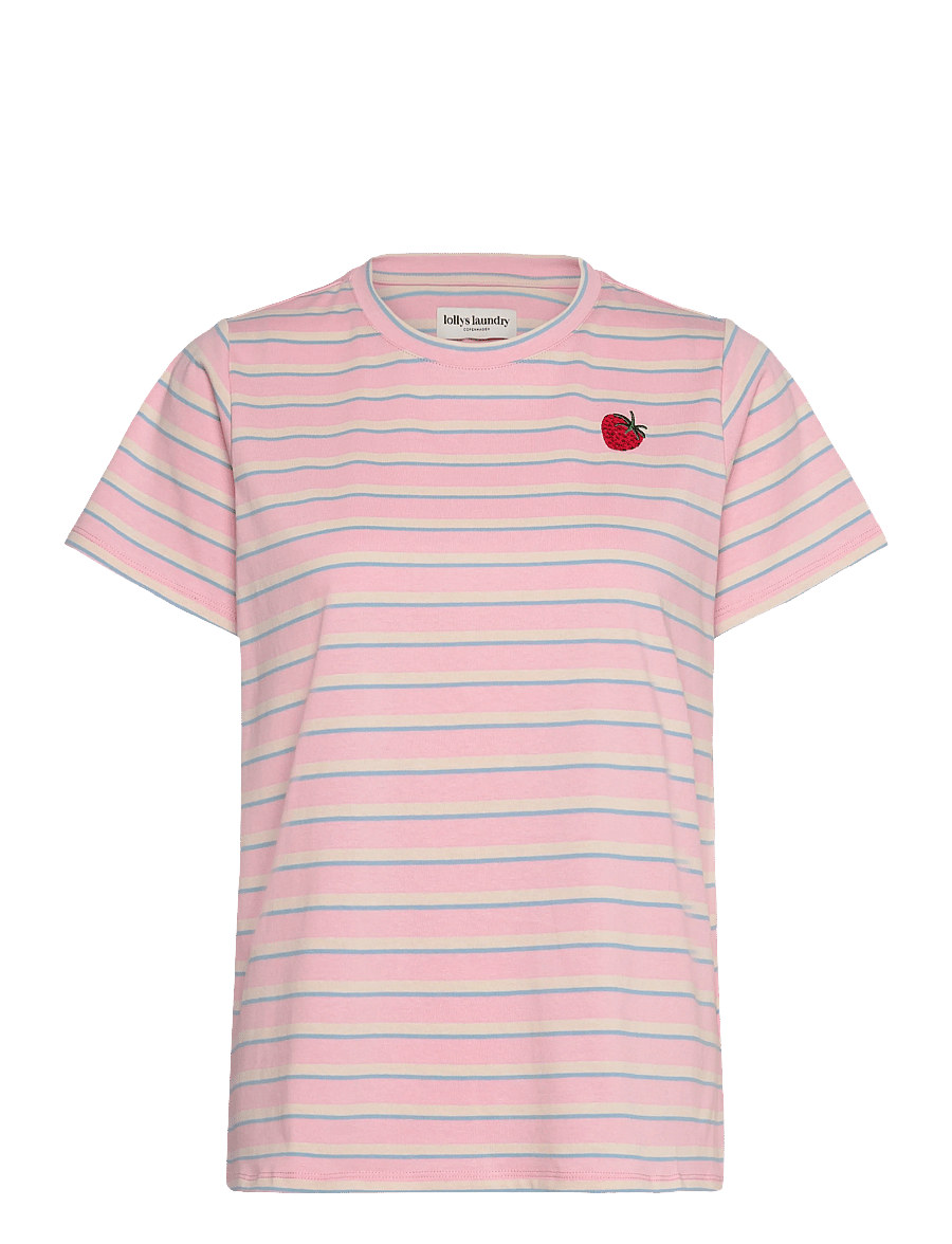 Lollys Laundry - RomaLL Tee - t-krekli - light pink - 1