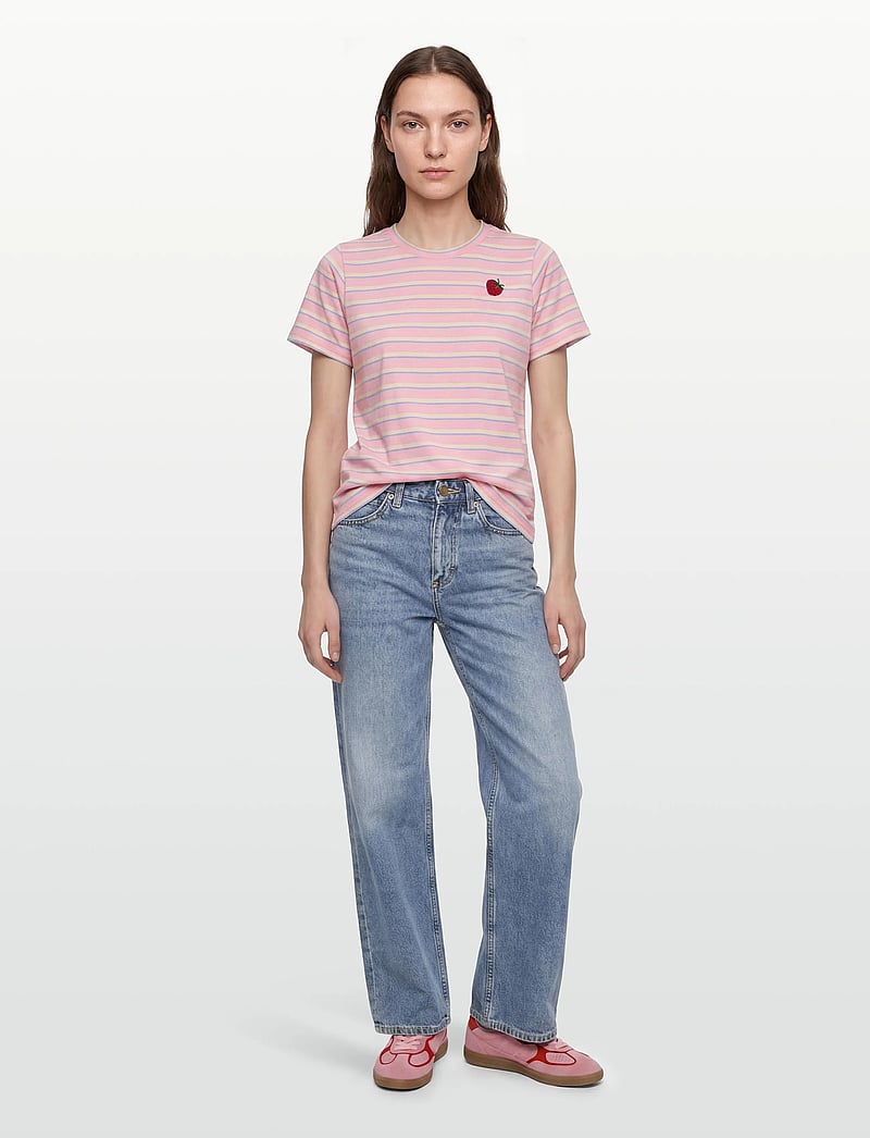 Lollys Laundry - RomaLL Tee - t-shirts - light pink - 0