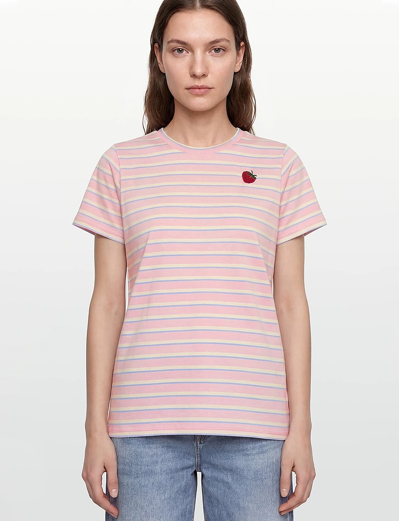 Lollys Laundry - RomaLL Tee - t-shirts - light pink - 3