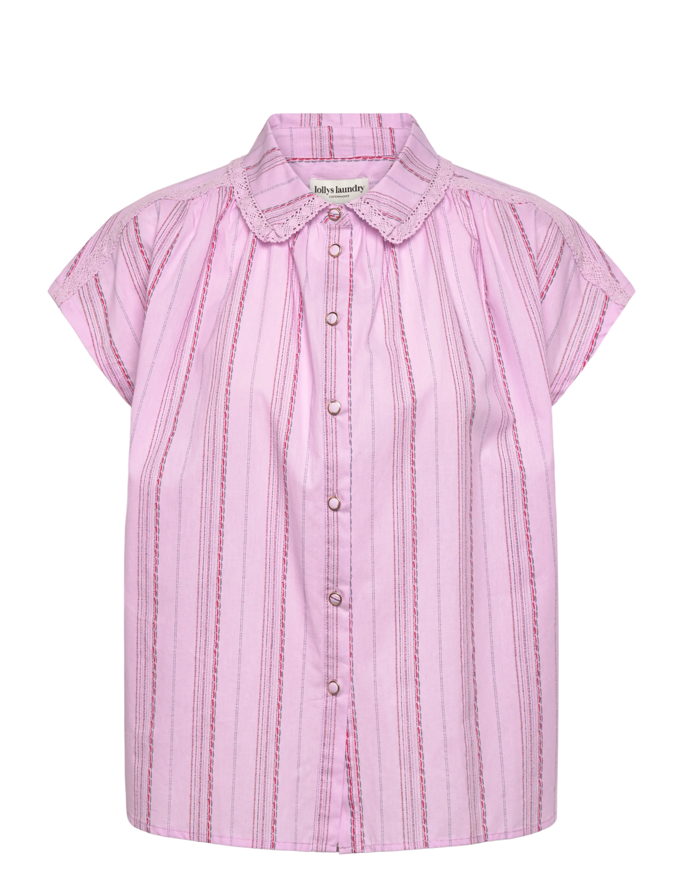 LOLLYS LAUNDRY Badalll Shirt Lila - S - Damen