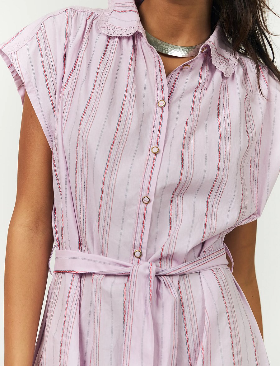 Lollys Laundry - BeyLL Maxi Dress - skjortekjoler - lilac - 4