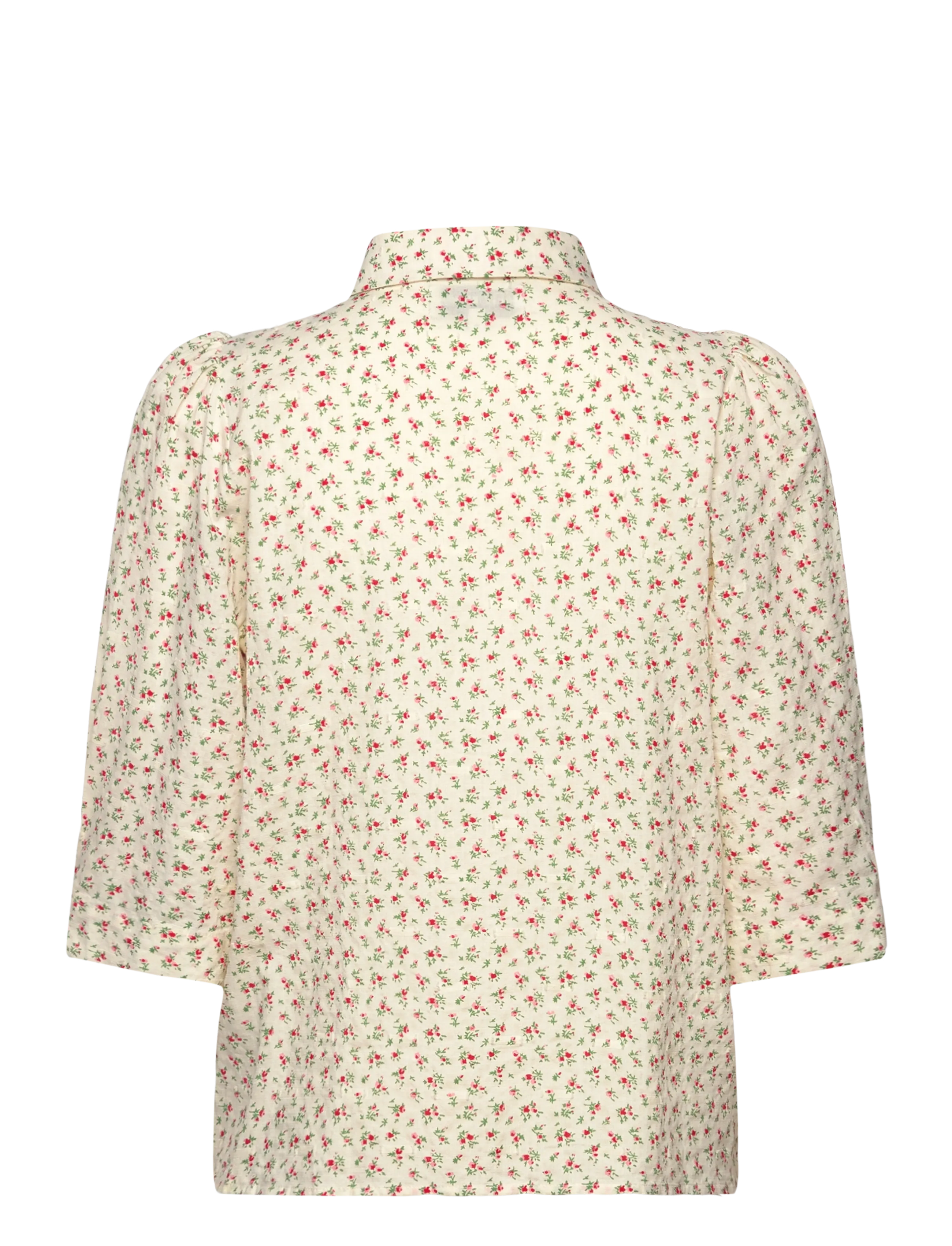 Lollys Laundry - BonoLL Shirt SS - kortärmade skjortor - red - 2