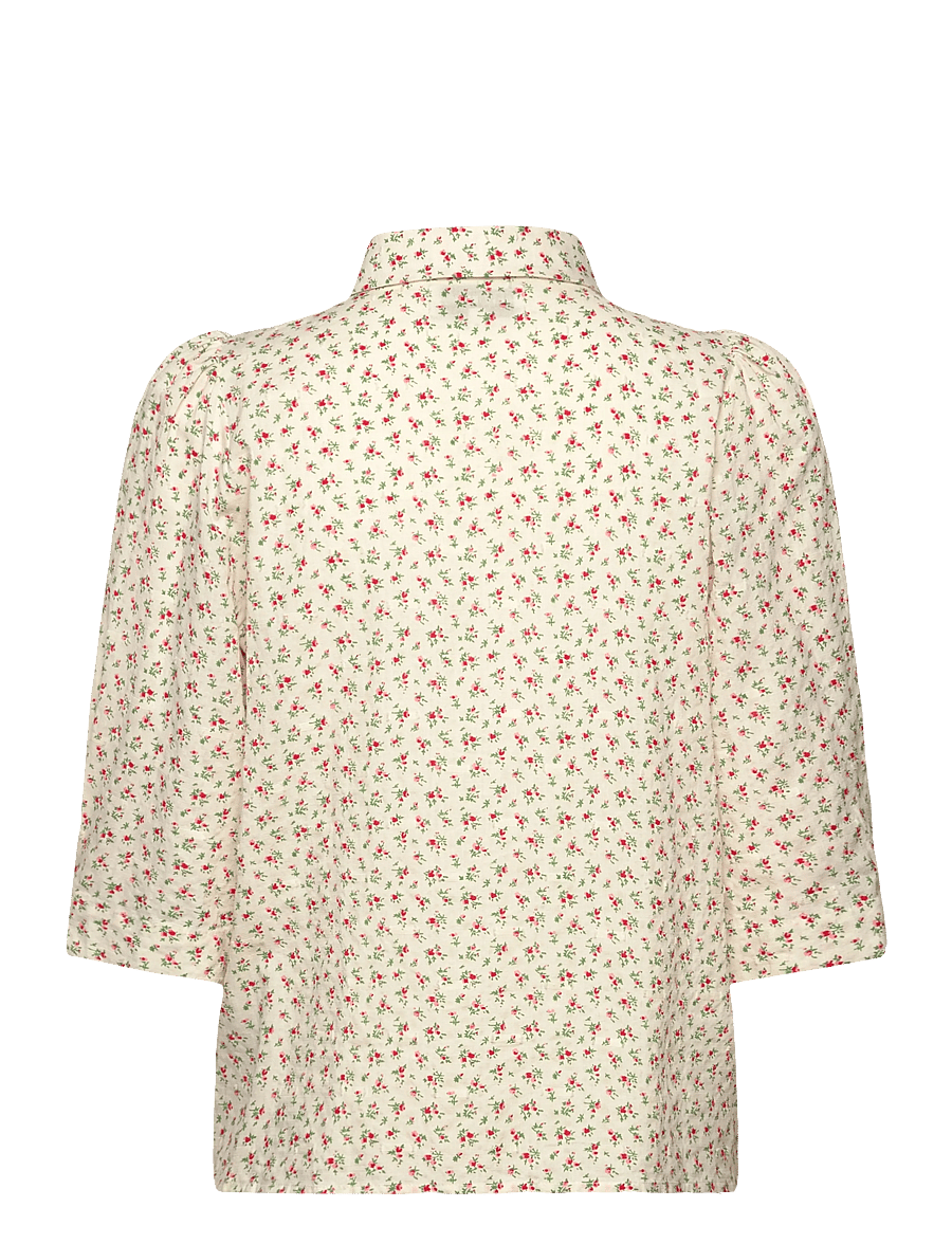 Lollys Laundry - BonoLL Shirt SS - kortärmade skjortor - red - 2