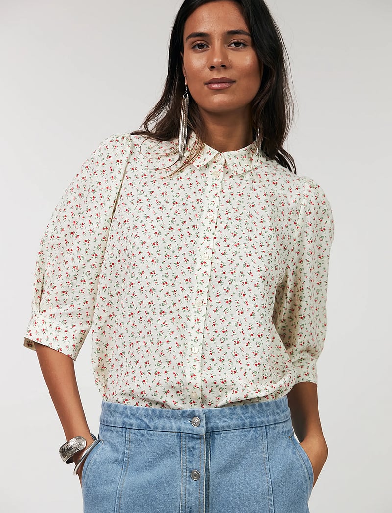 Lollys Laundry - BonoLL Shirt SS - lühikeste varrukatega särgid - red - 0