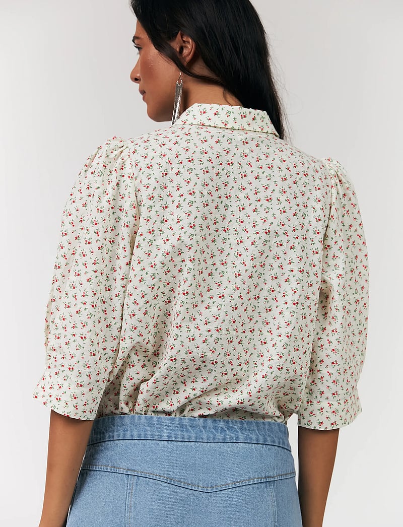 Lollys Laundry - BonoLL Shirt SS - lühikeste varrukatega särgid - red - 3