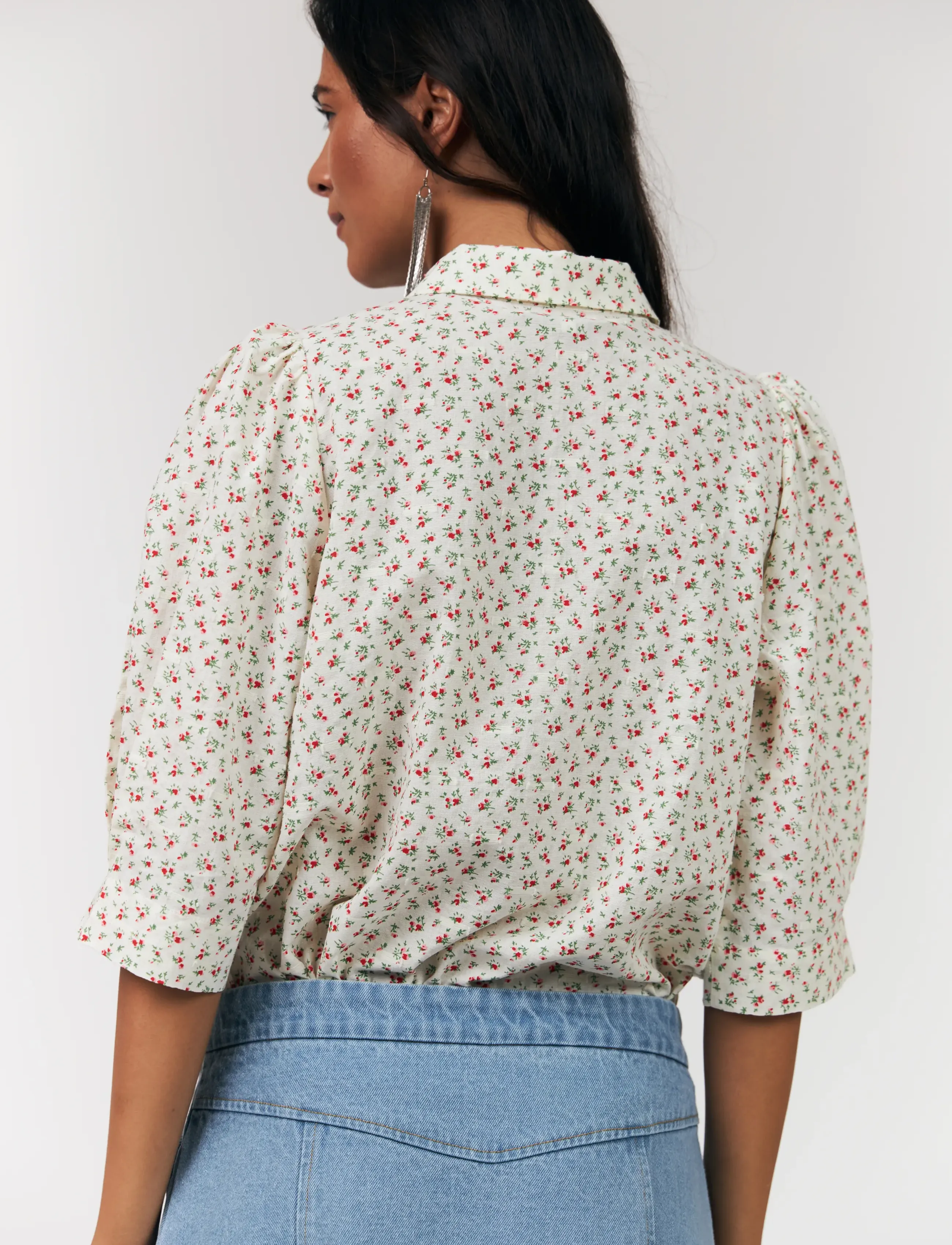 Lollys Laundry - BonoLL Shirt SS - kortärmade skjortor - red - 3