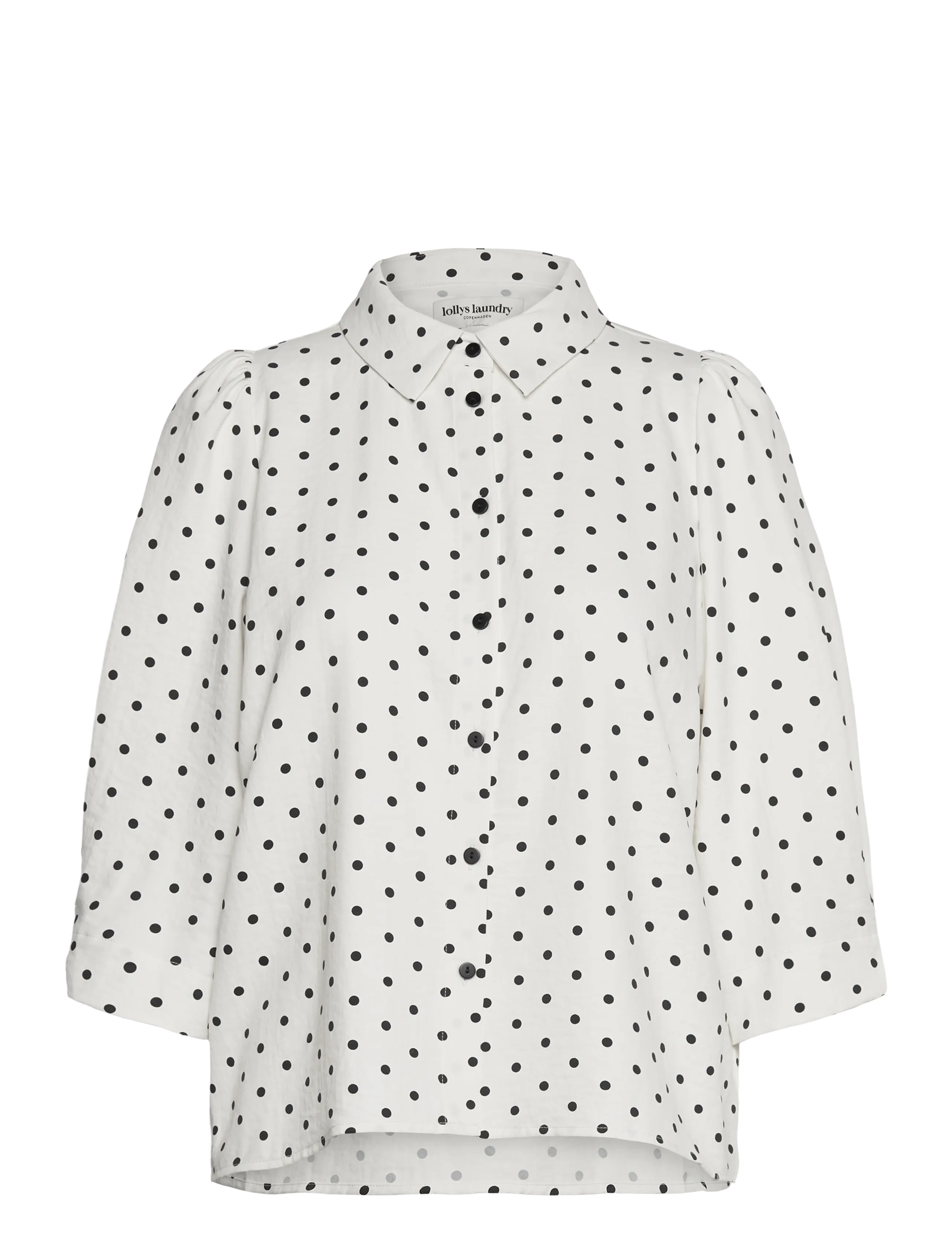 Lollys Laundry BonoLL Shirt - Kleidung - DOT PRINT / white