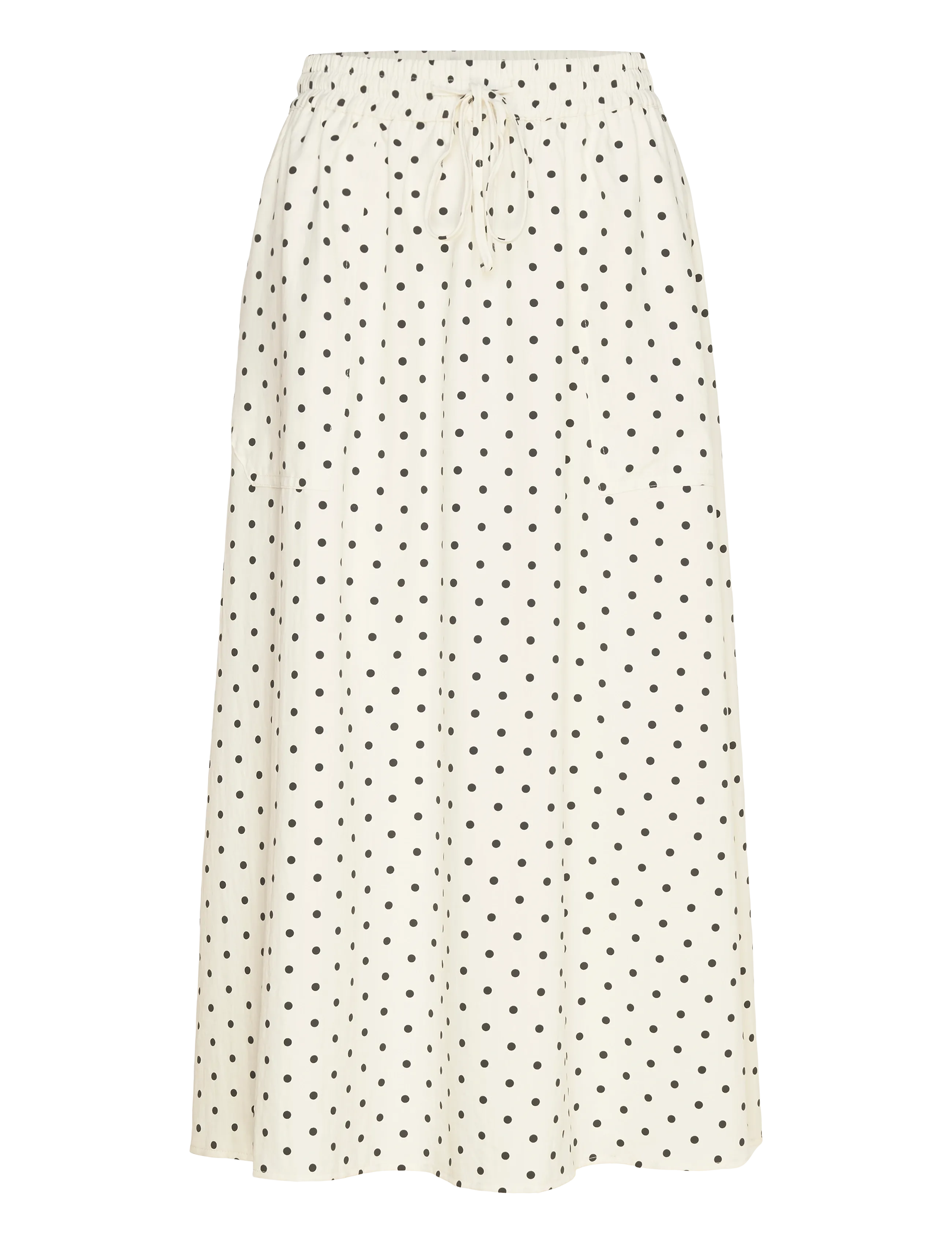 Lollys Laundry AkaneLL Midi Skirt - Tøj - DOT PRINT / cream
