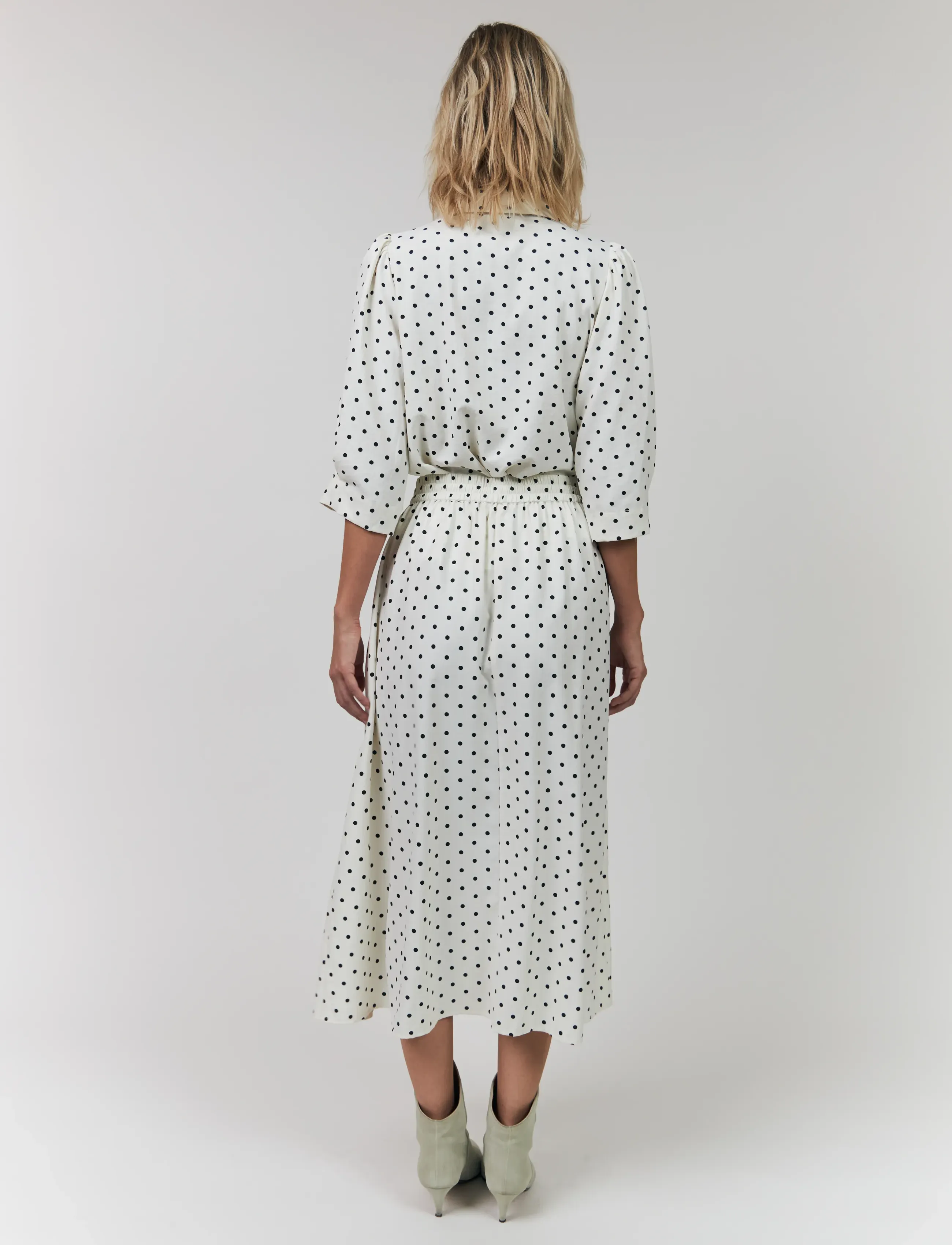 Lollys Laundry - AkaneLL Midi Skirt - midi skirts - dot print - 3