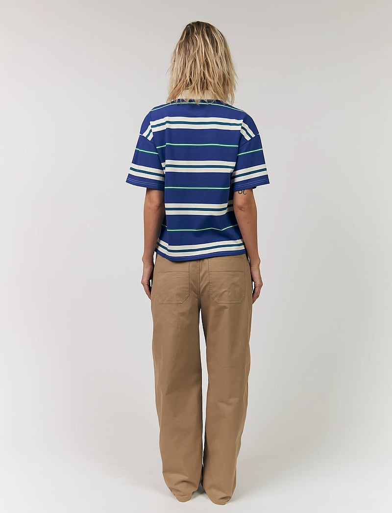 Lollys Laundry - UlmaLL Polo Tee SS - poloshirts - blue - 3