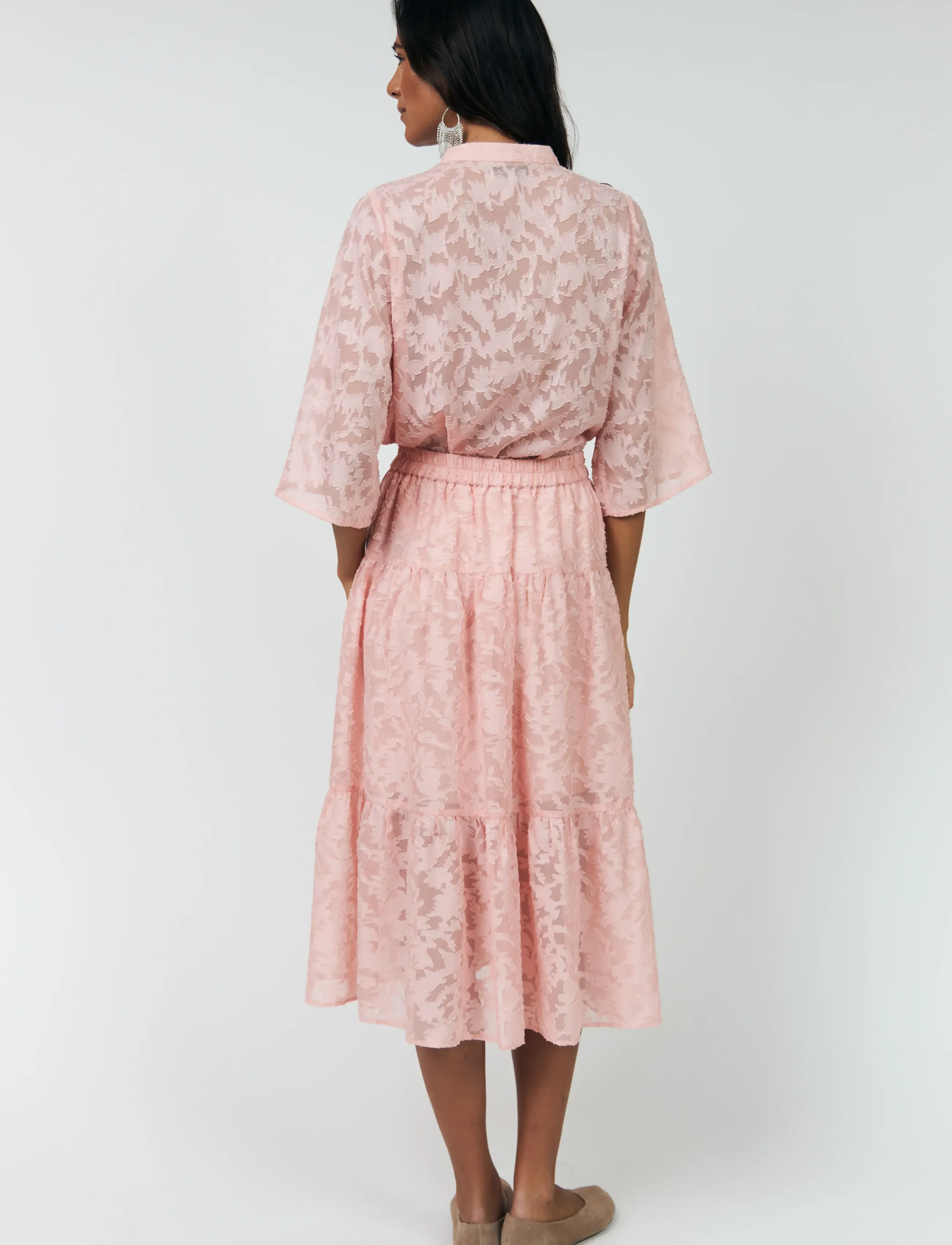 Lollys Laundry - LouiseLL Blouse - kortærmede bluser - 84 light pink - 3