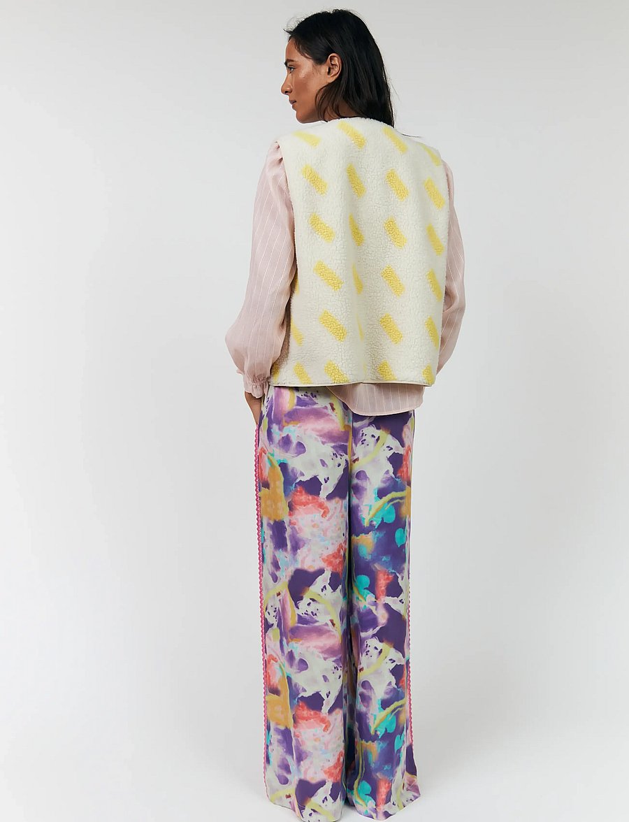 Lollys Laundry - JaceLL Vest SL - fleece- und teddy-westen - light yellow - 3