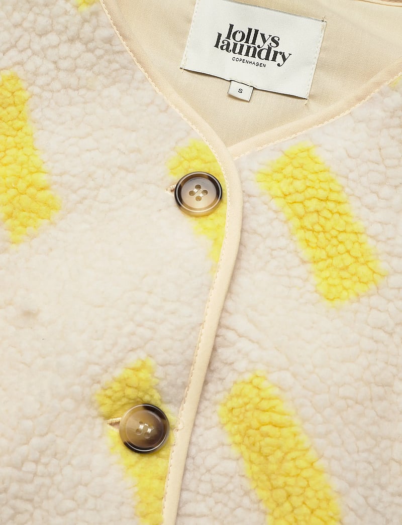 Lollys Laundry - JaceLL Vest SL - fleece- og teddyveste - light yellow - 5