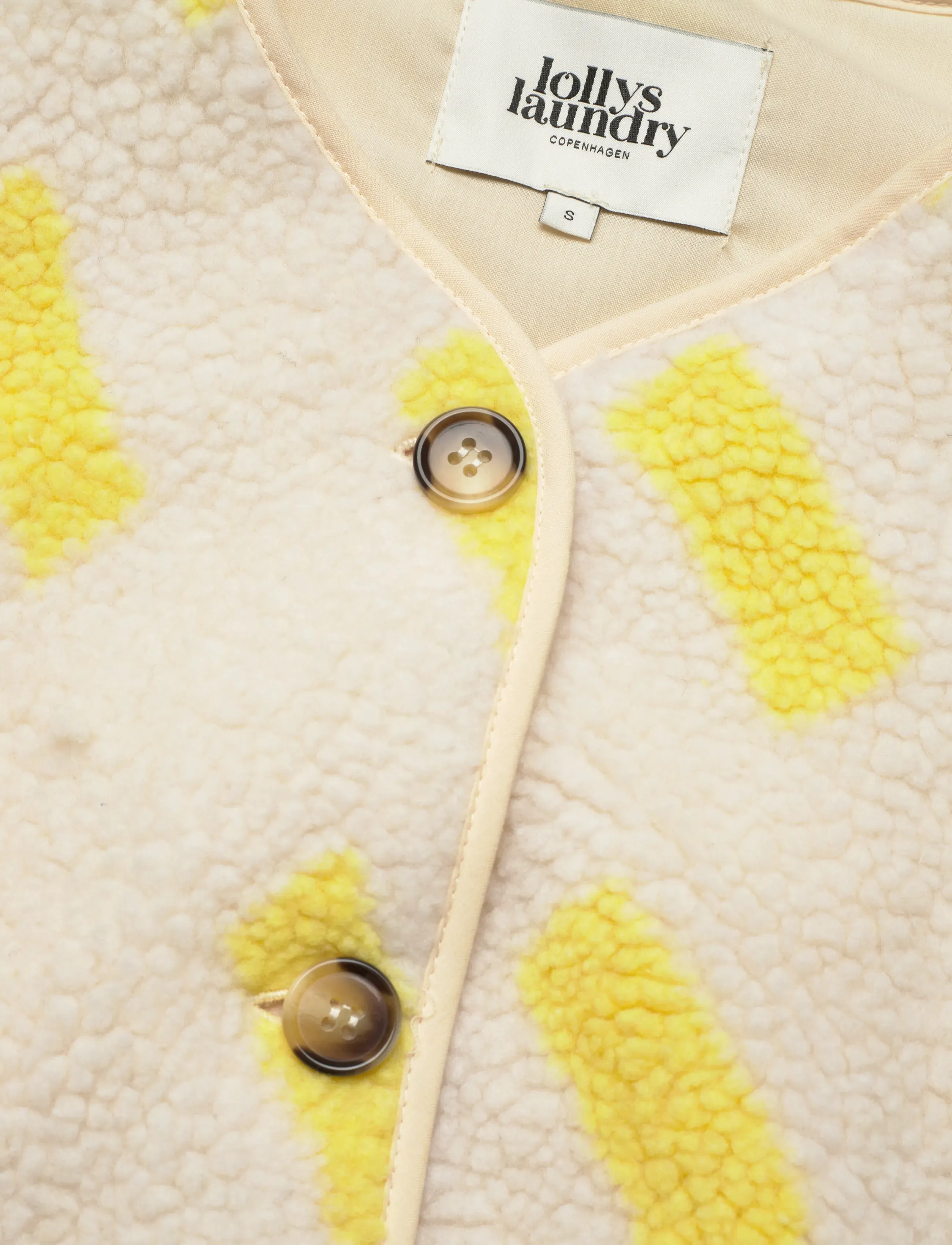Lollys Laundry - JaceLL Vest SL - fleece- und teddy-westen - light yellow - 5