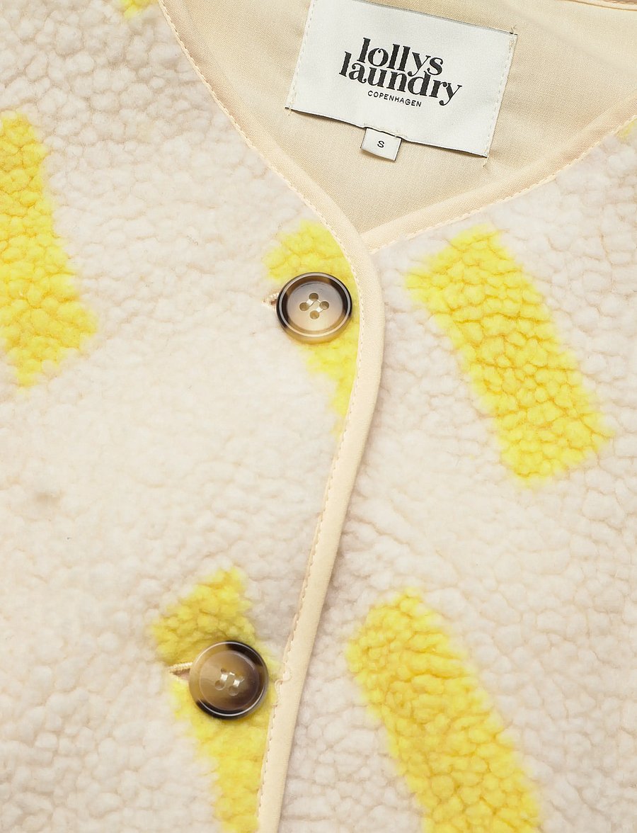 Lollys Laundry - JaceLL Vest SL - fleece- und teddy-westen - light yellow - 5