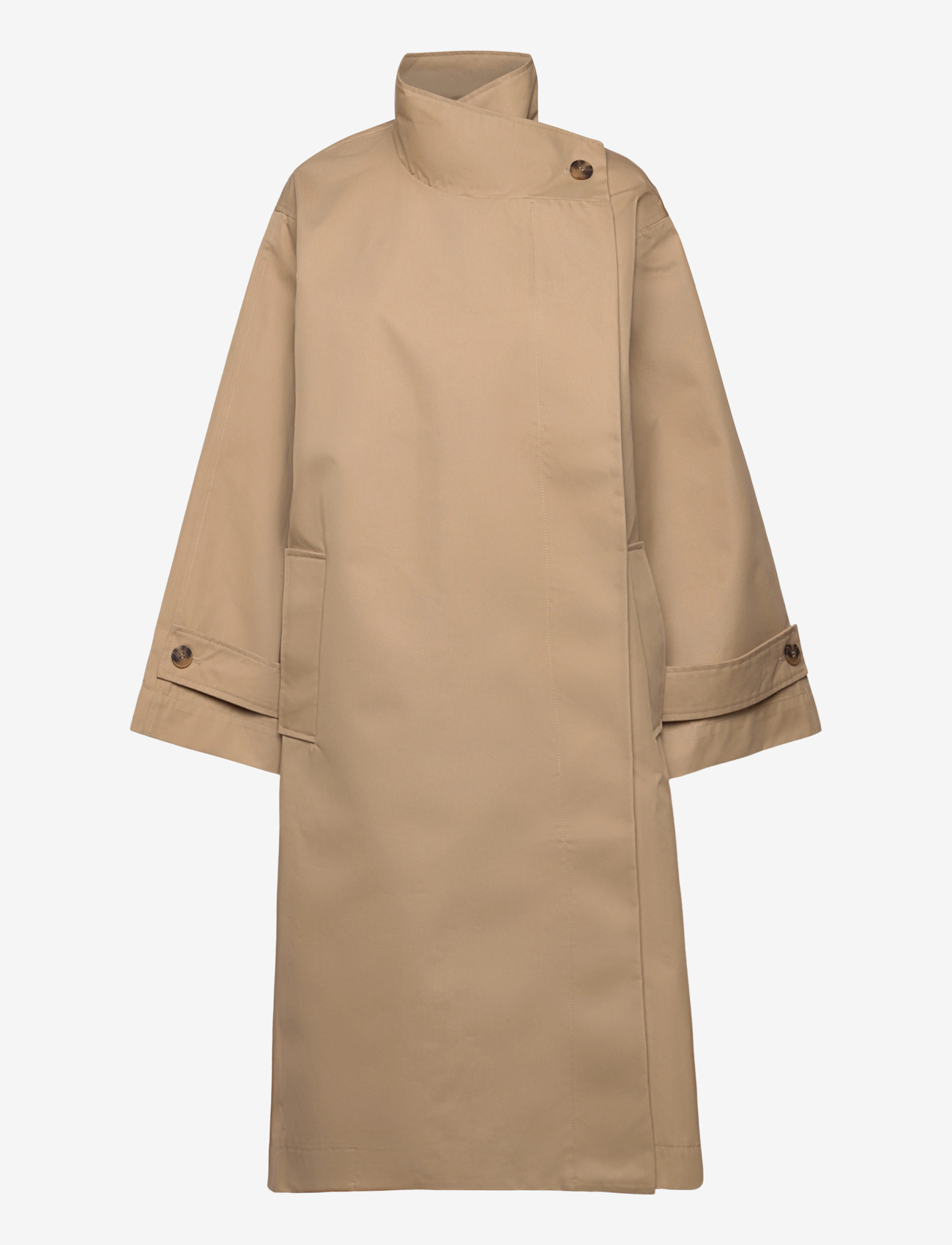 Lollys Laundry - RussiLL Jacket LS - trenchcoats - 08 beige - 0