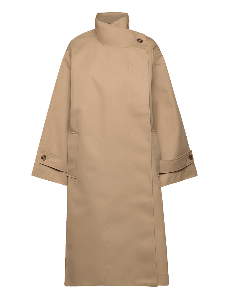 Lollys Laundry - RussiLL Jacket LS - trenchcoats - 08 beige - 0