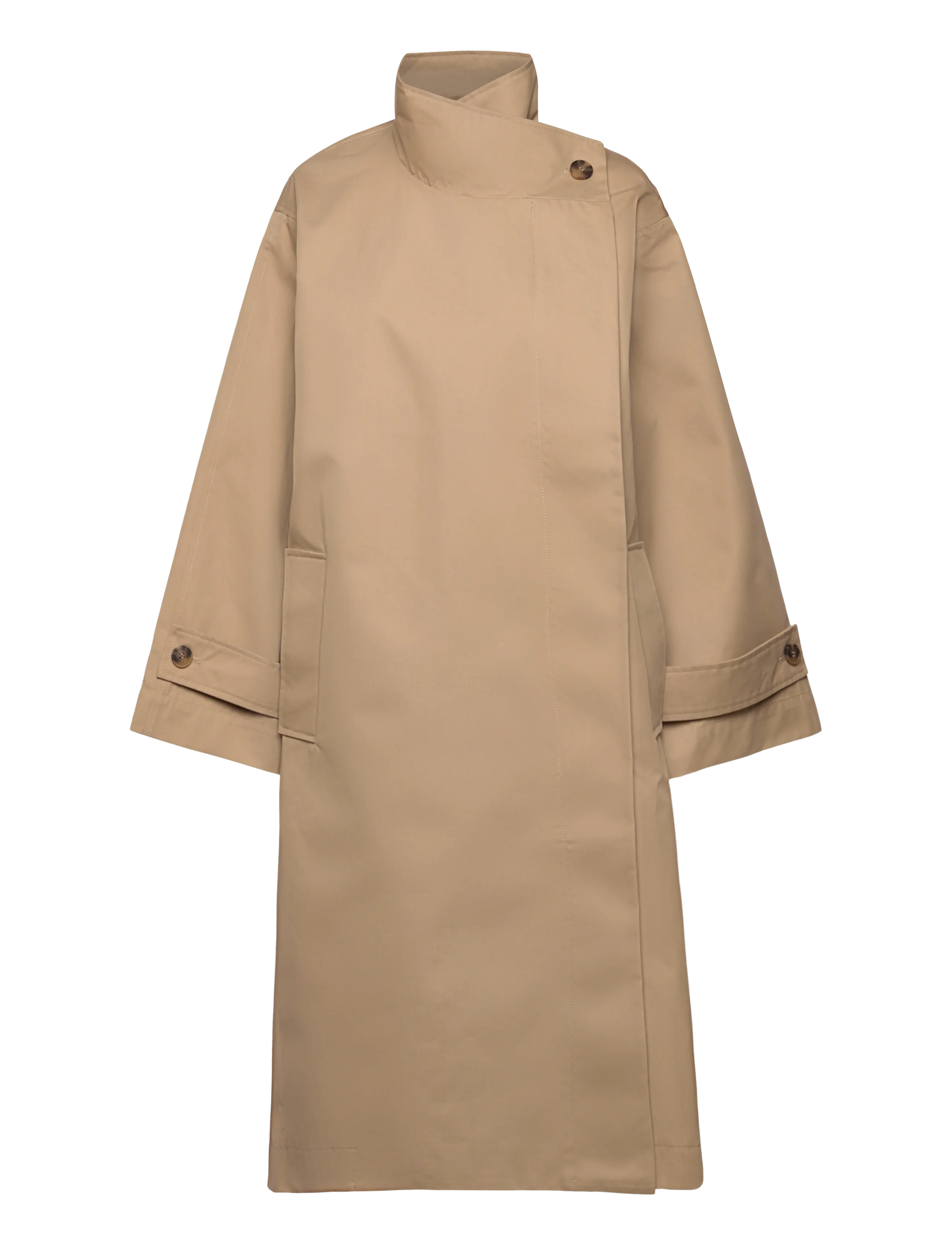 Lollys Laundry - RussiLL Jacket LS - trenchcoats - 08 beige - 1