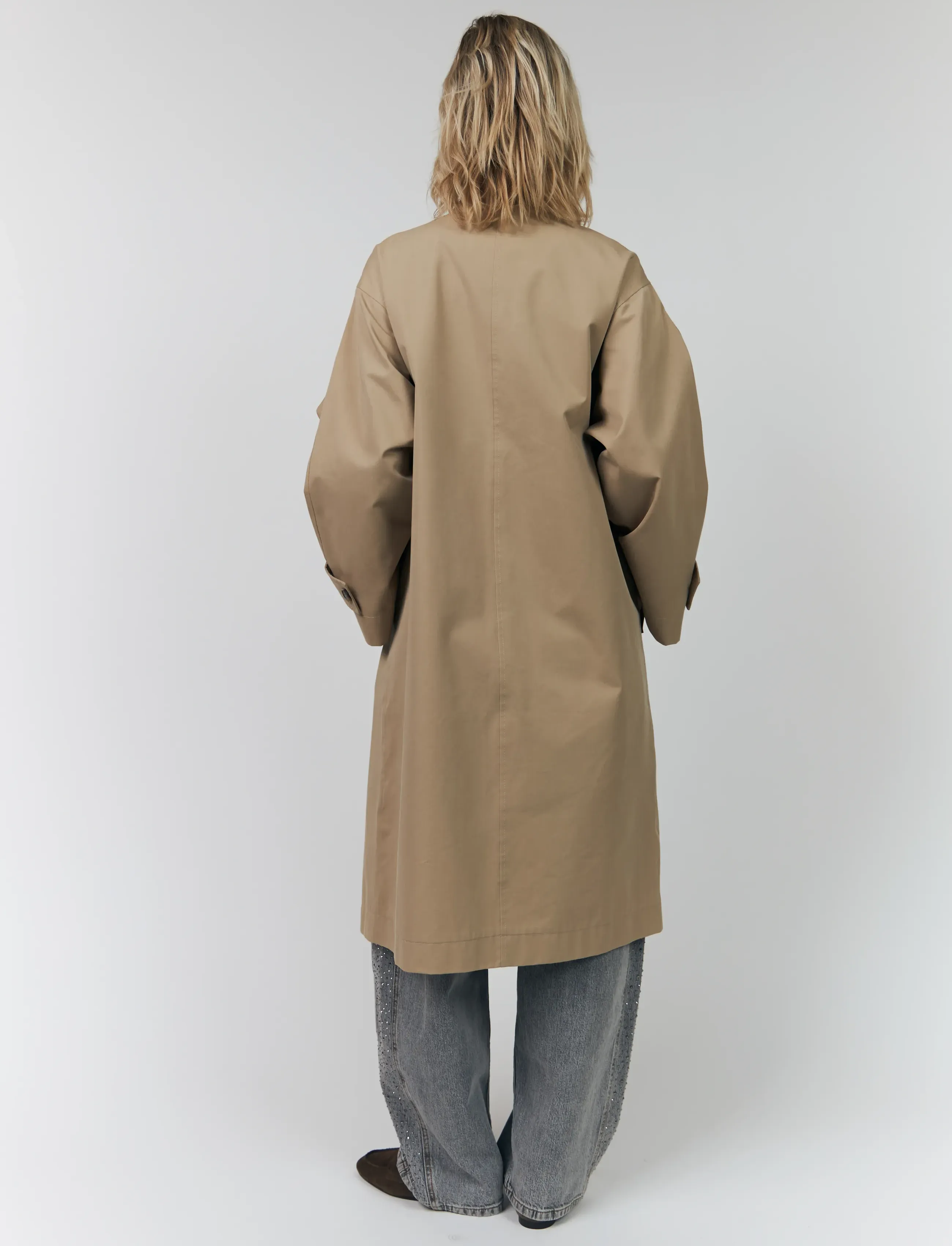 Lollys Laundry - RussiLL Jacket LS - trenchcoats - 08 beige - 3