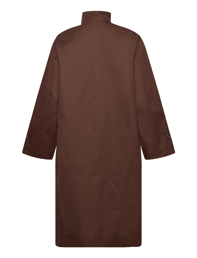 Lollys Laundry - RussiLL Jacket LS - trenchcoats - dark mokka - 2
