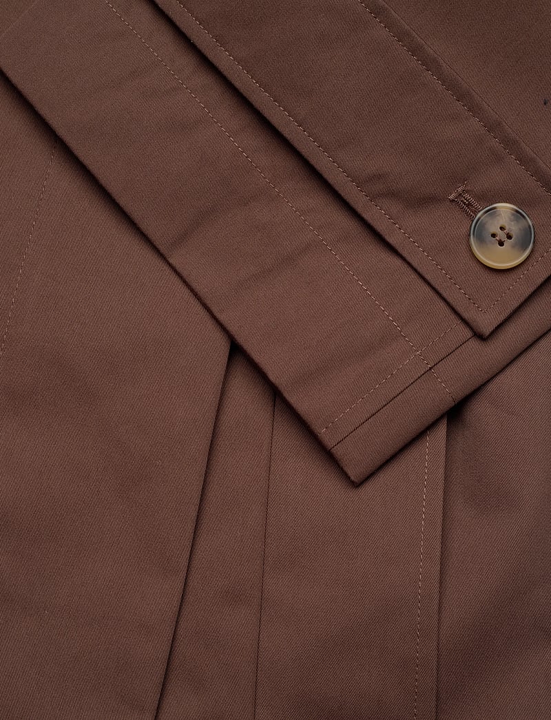 Lollys Laundry - RussiLL Jacket LS - trenchcoats - dark mokka - 5