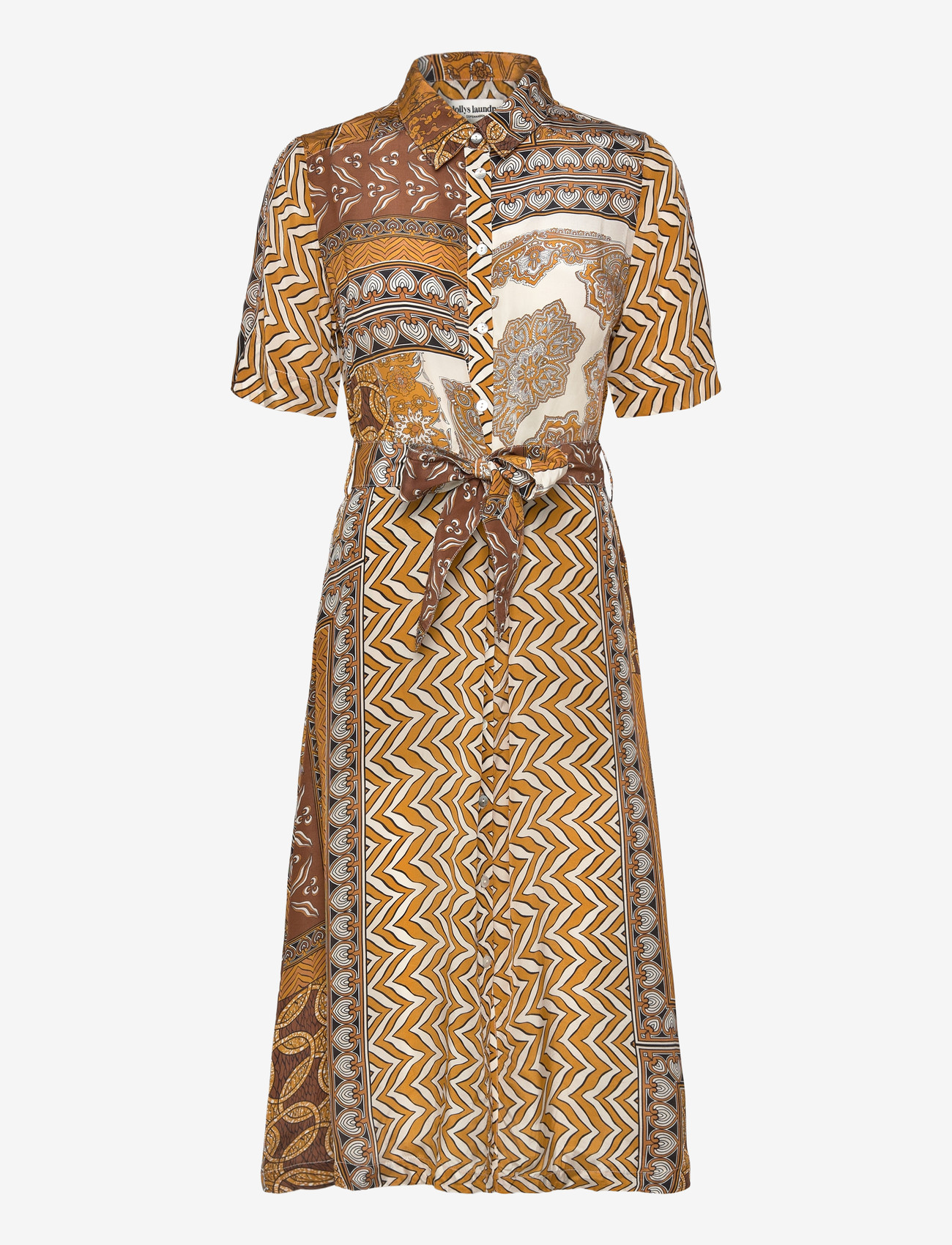 Lollys Laundry - TulleLL Midi dress - skjortekjoler - graphic print - 1