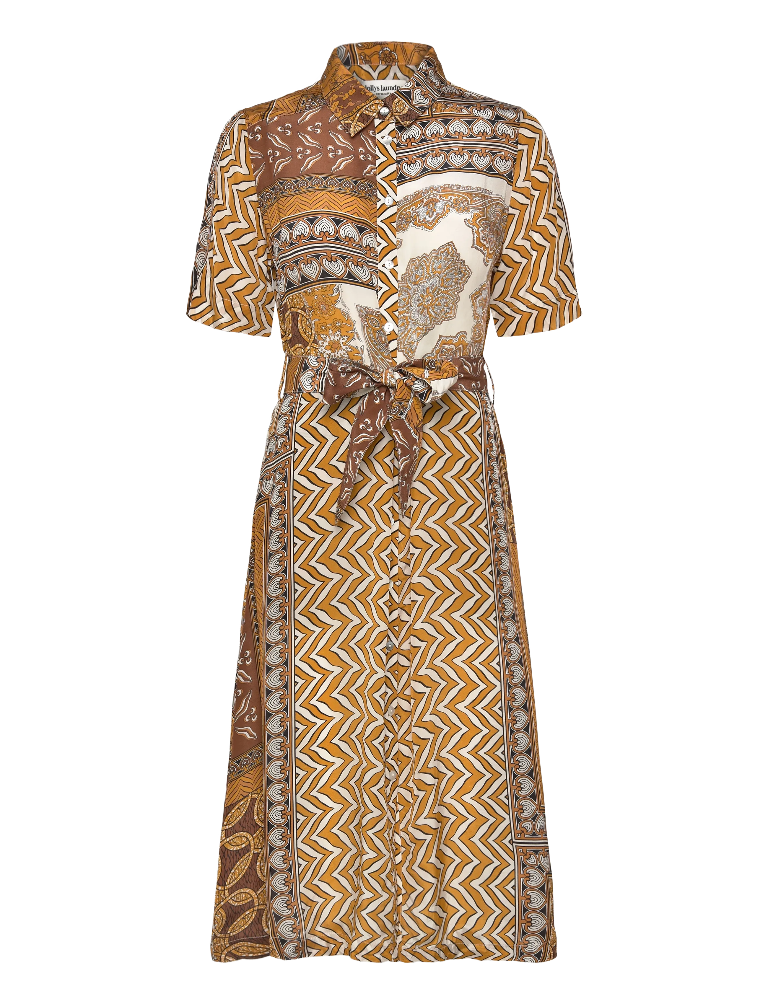 Lollys Laundry TulleLL Midi dress - Mode trends - GRAPHIC PRINT / brown