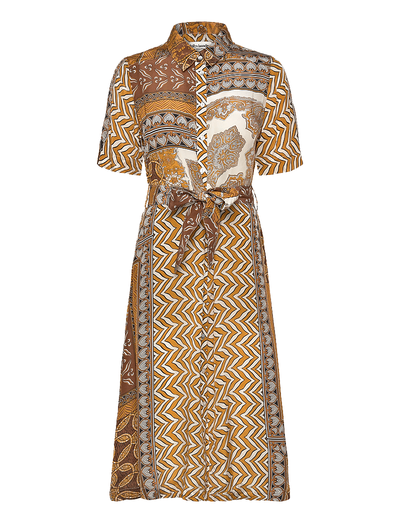 Lollys Laundry - TulleLL Midi dress - skjortekjoler - graphic print - 1