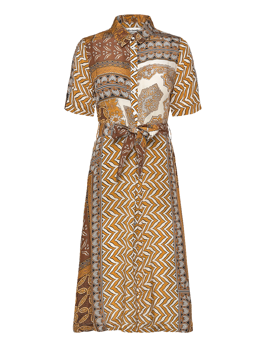 Lollys Laundry - TulleLL Midi dress - särkkleidid - graphic print - 1