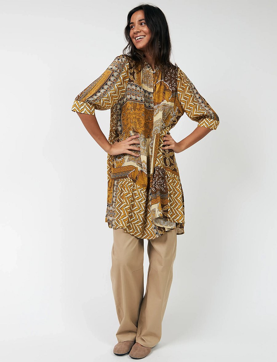 Lollys Laundry - SabineLL Short Dress - korta klänningar - graphic print - 0