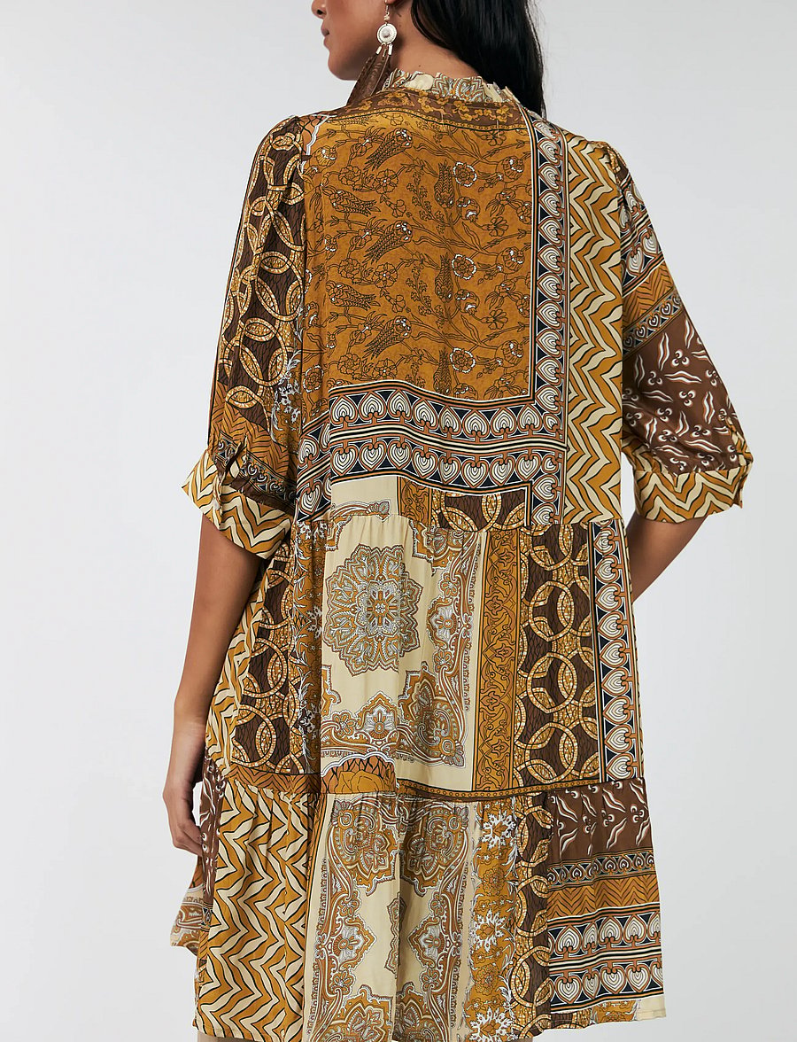 Lollys Laundry - SabineLL Short Dress - korta klänningar - graphic print - 3