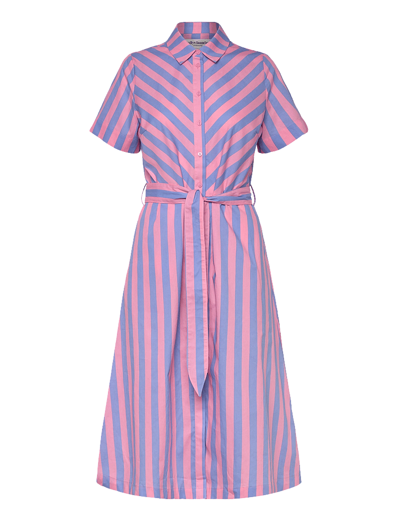 Lollys Laundry - TulleLL Midi dress SS - sommerkjoler - stripe - 1