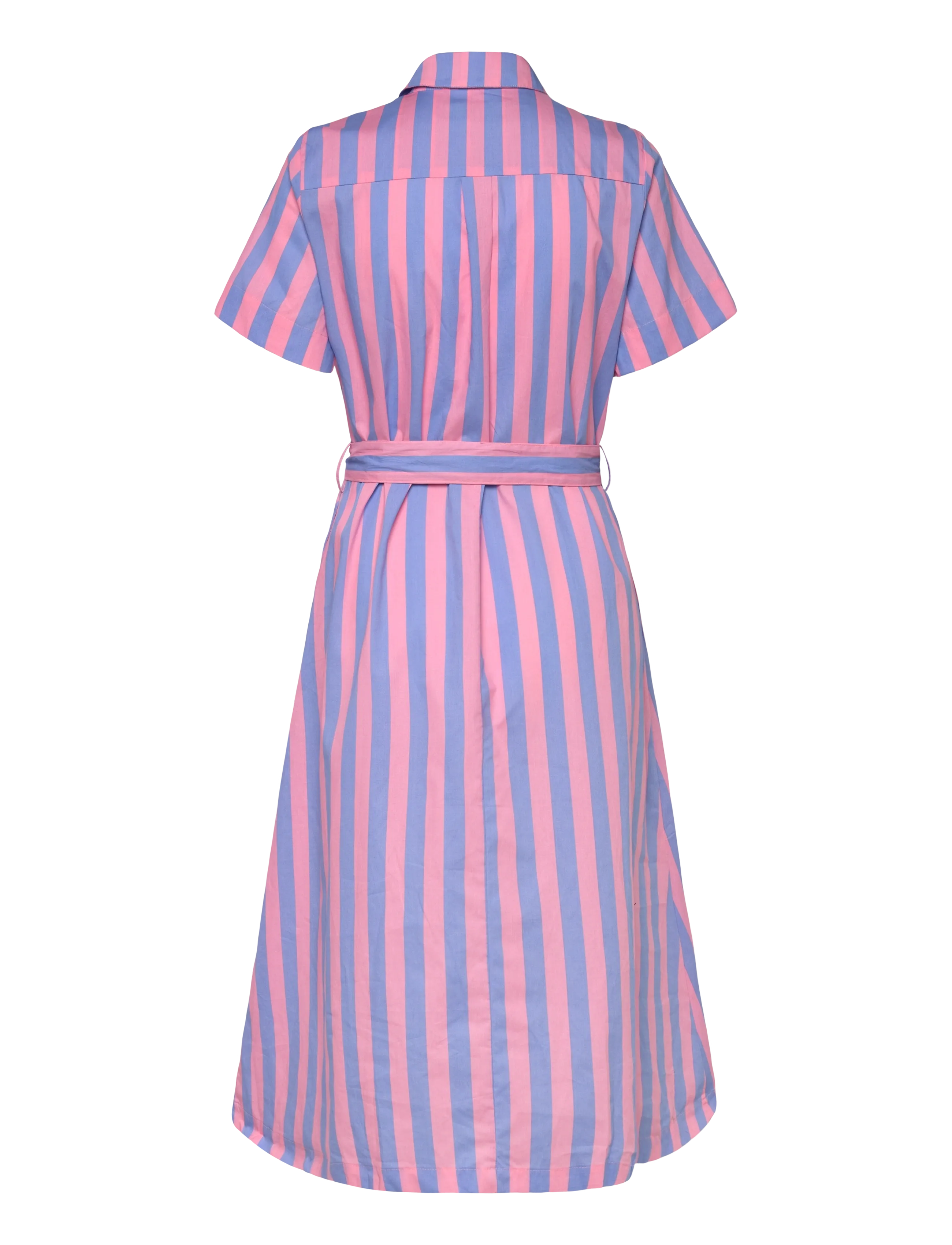 Lollys Laundry - TulleLL Midi dress SS - suvekleidid - stripe - 2