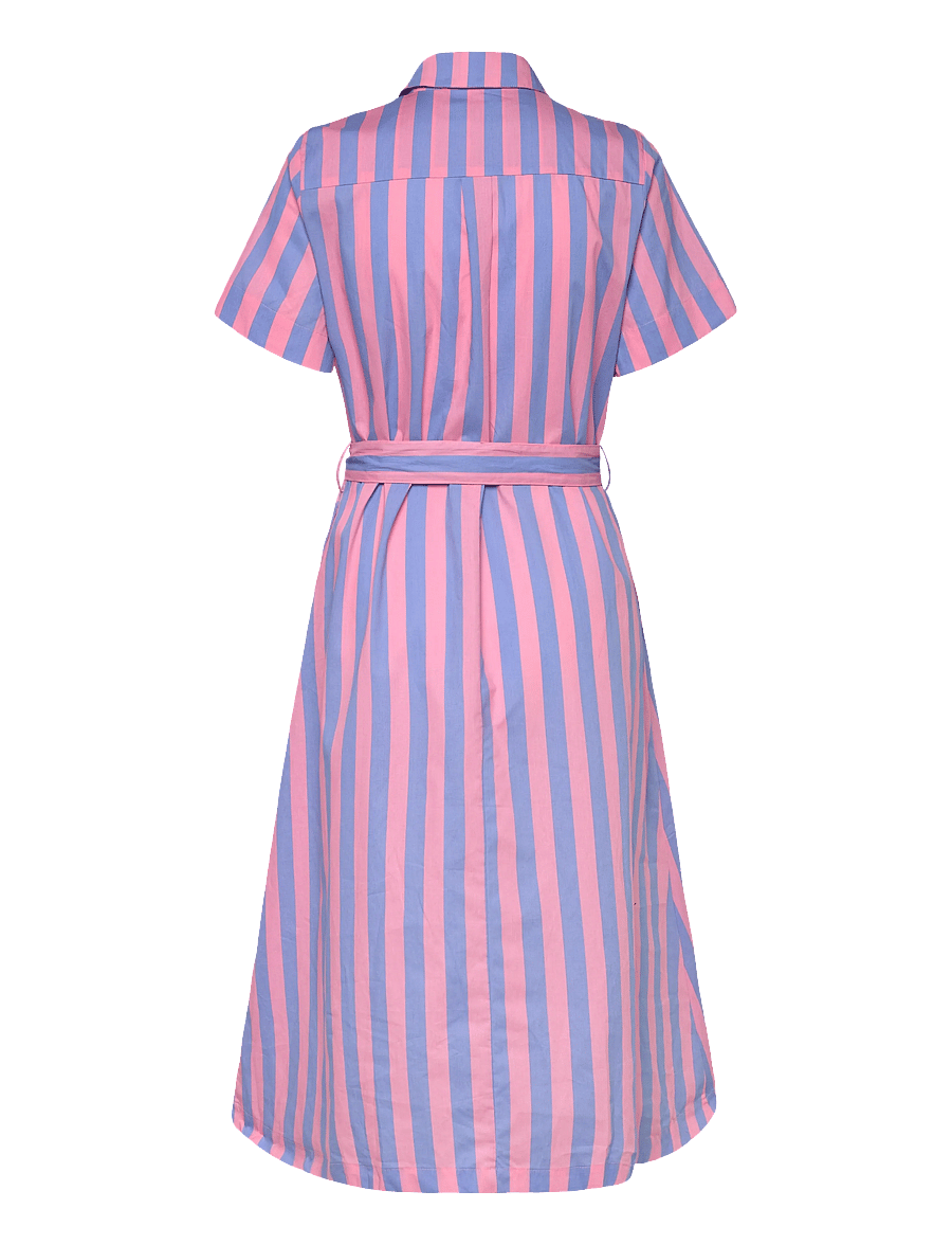 Lollys Laundry - TulleLL Midi dress SS - suvekleidid - stripe - 2