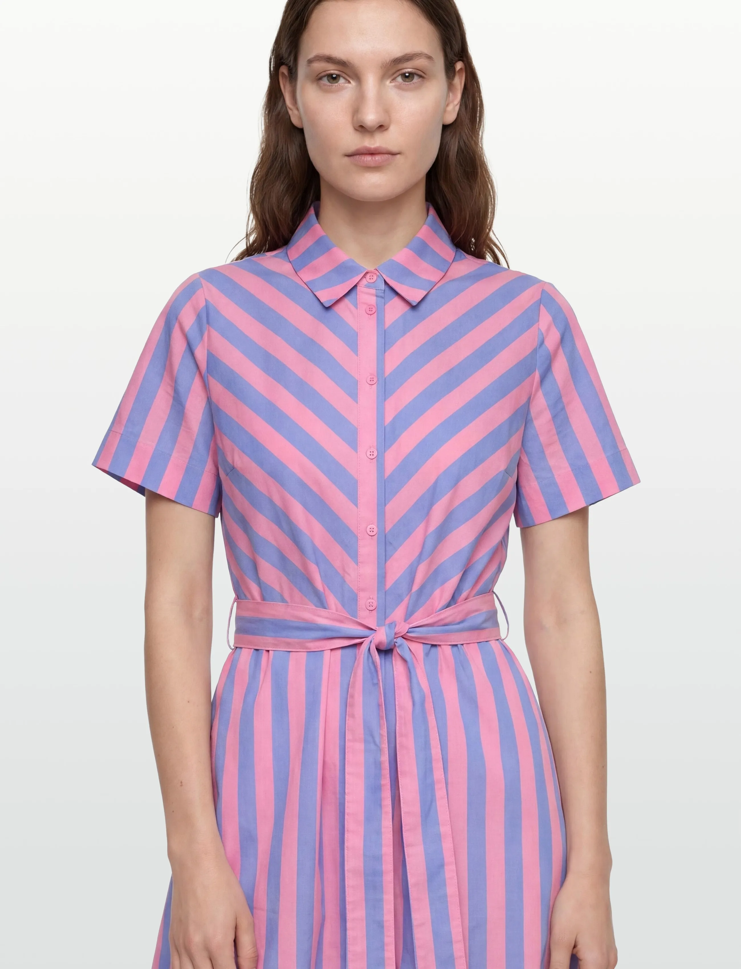 Lollys Laundry - TulleLL Midi dress SS - suvekleidid - stripe - 3