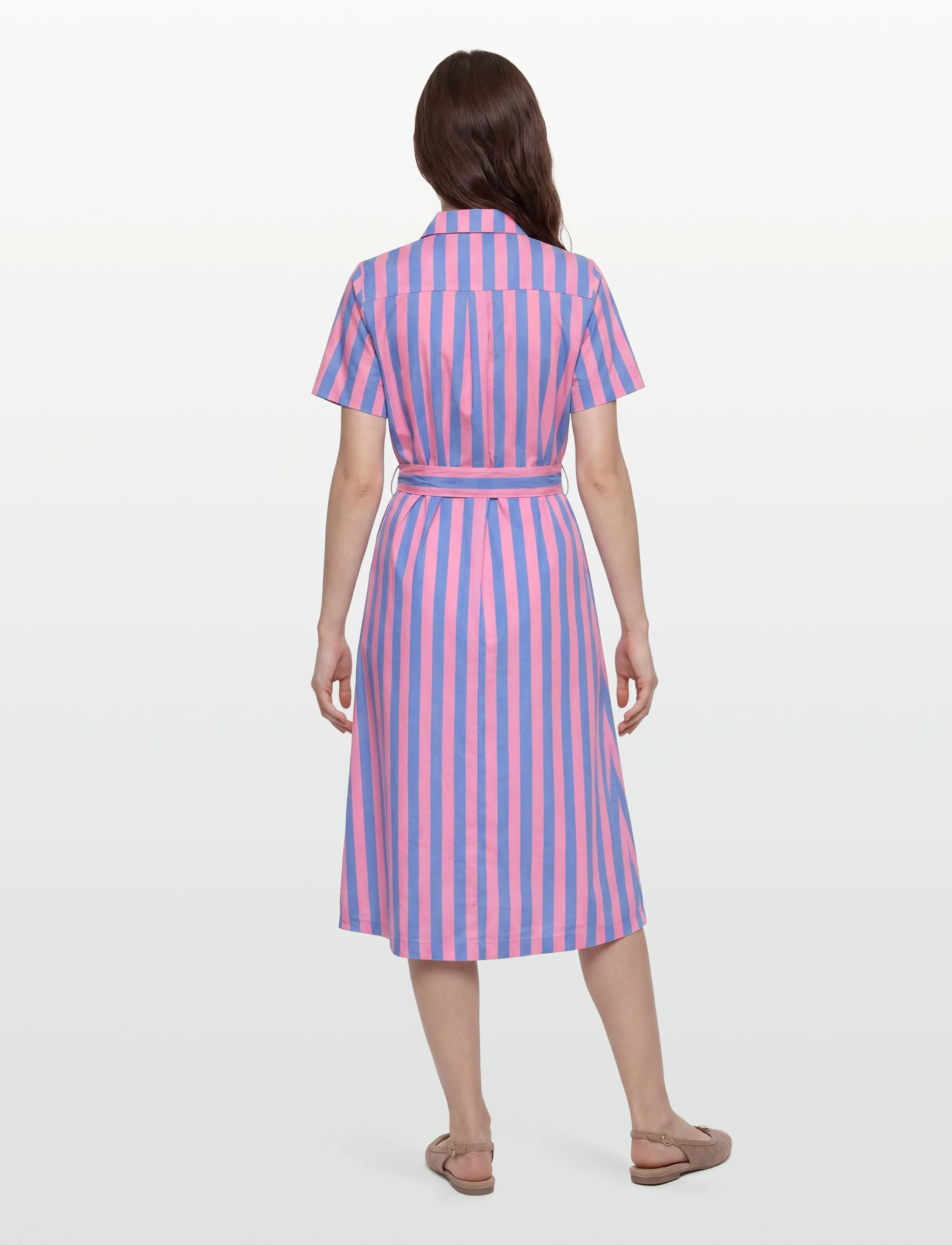 Lollys Laundry - TulleLL Midi dress SS - suvekleidid - stripe - 4