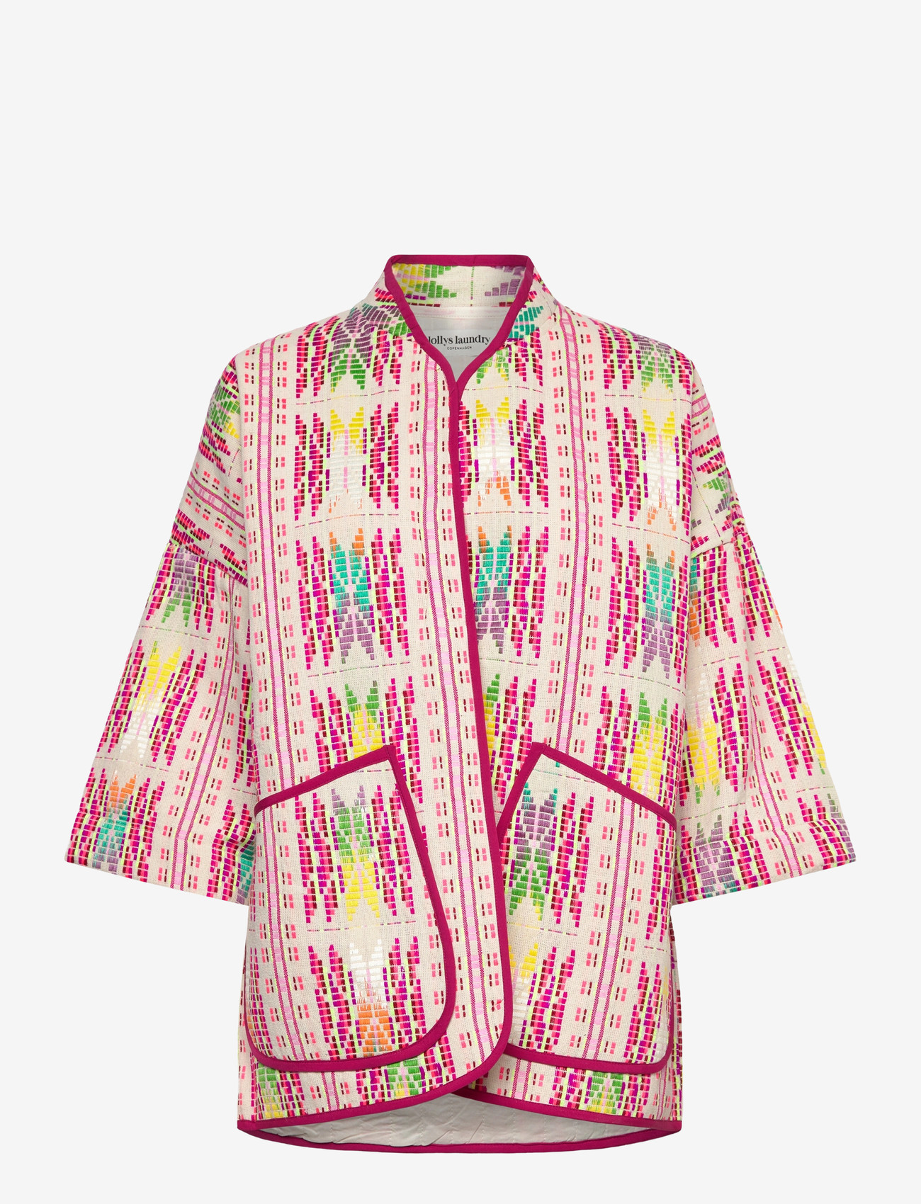 Lollys Laundry - Lulu LL Jacket 3/4 - forårsjakker - pink - 1