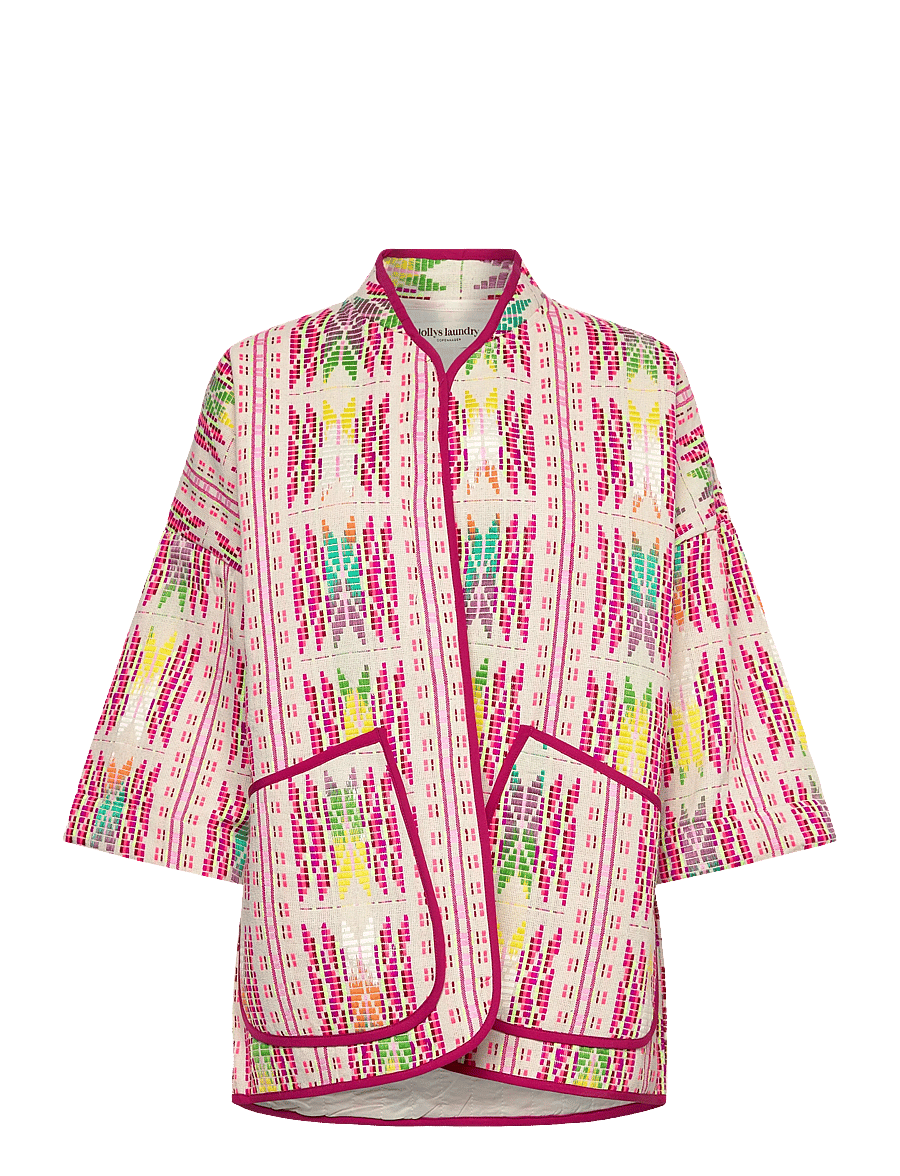 Lollys Laundry - Lulu LL Jacket 3/4 - frühlingsjacken - pink - 1