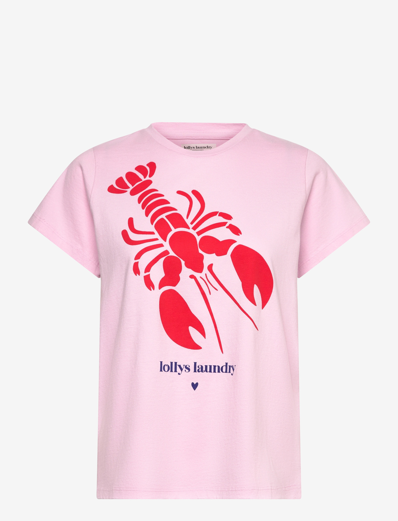 Lollys Laundry - RomaLL Lobster Tee SS - t-shirts - red - 1