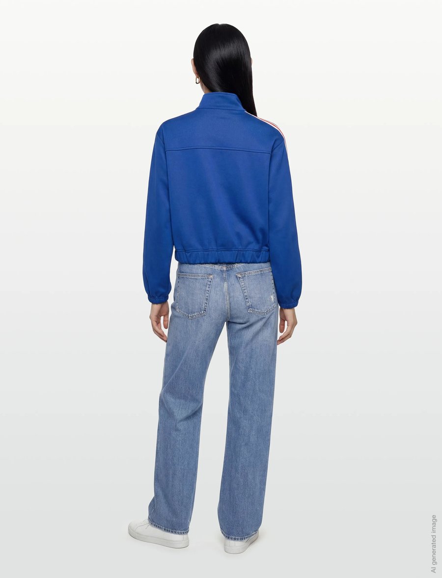 Lollys Laundry - BrooklynnLL Short Jacket LS - frühlingsjacken - 20 blue - 4