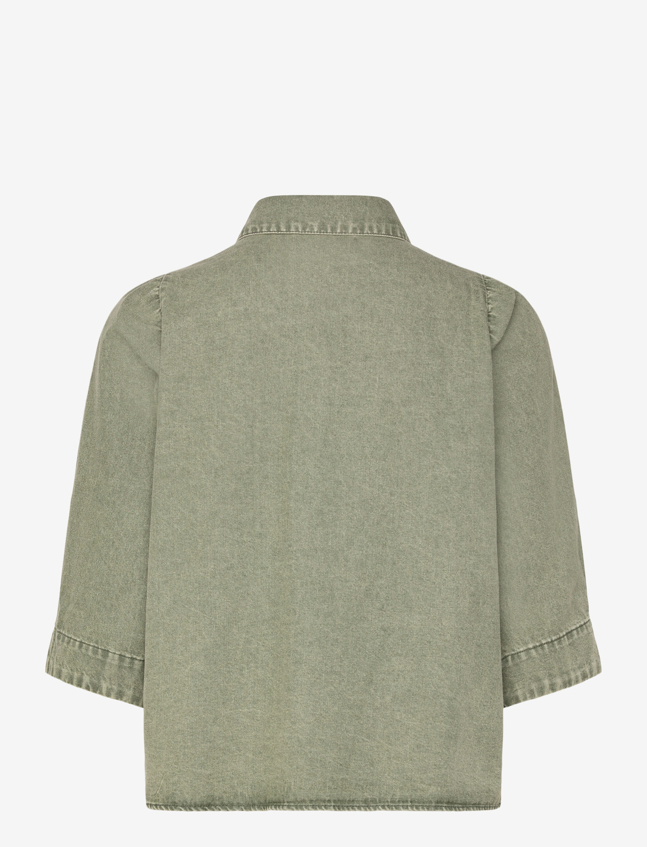 Lollys Laundry - BonoLL Shirt SS - lühikeste varrukatega särgid - dusty green - 2