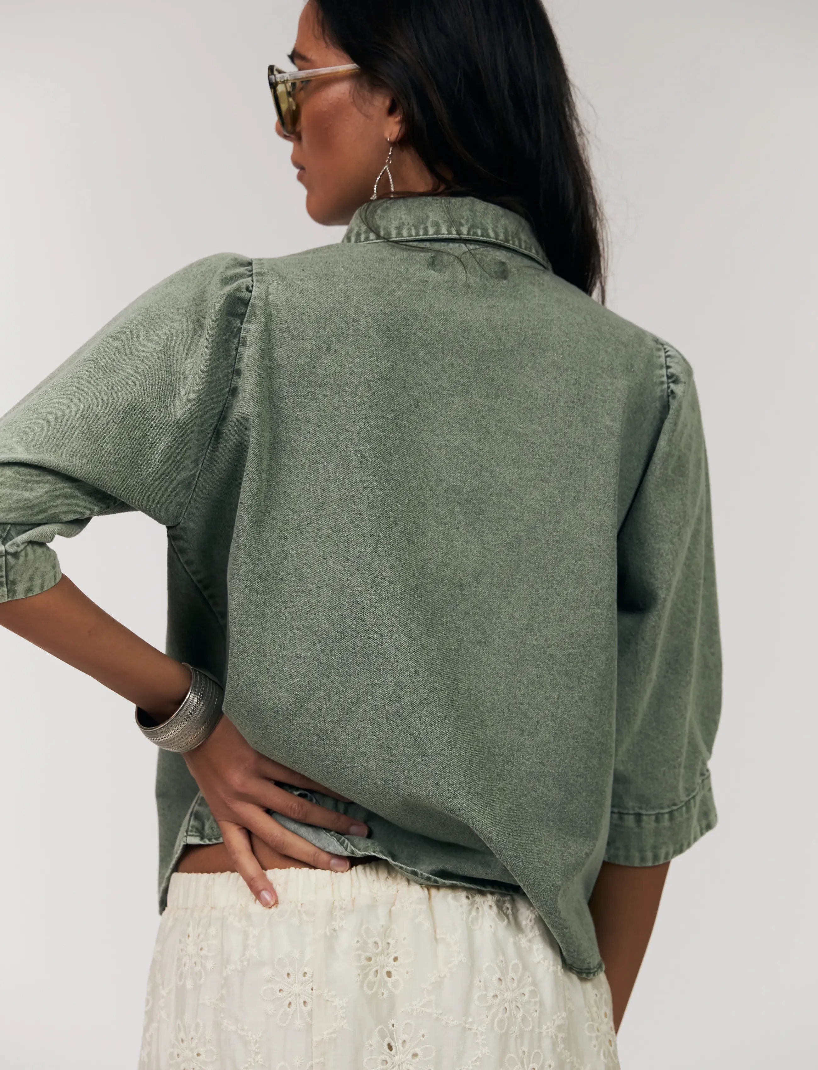 Lollys Laundry - BonoLL Shirt SS - dusty green - 3