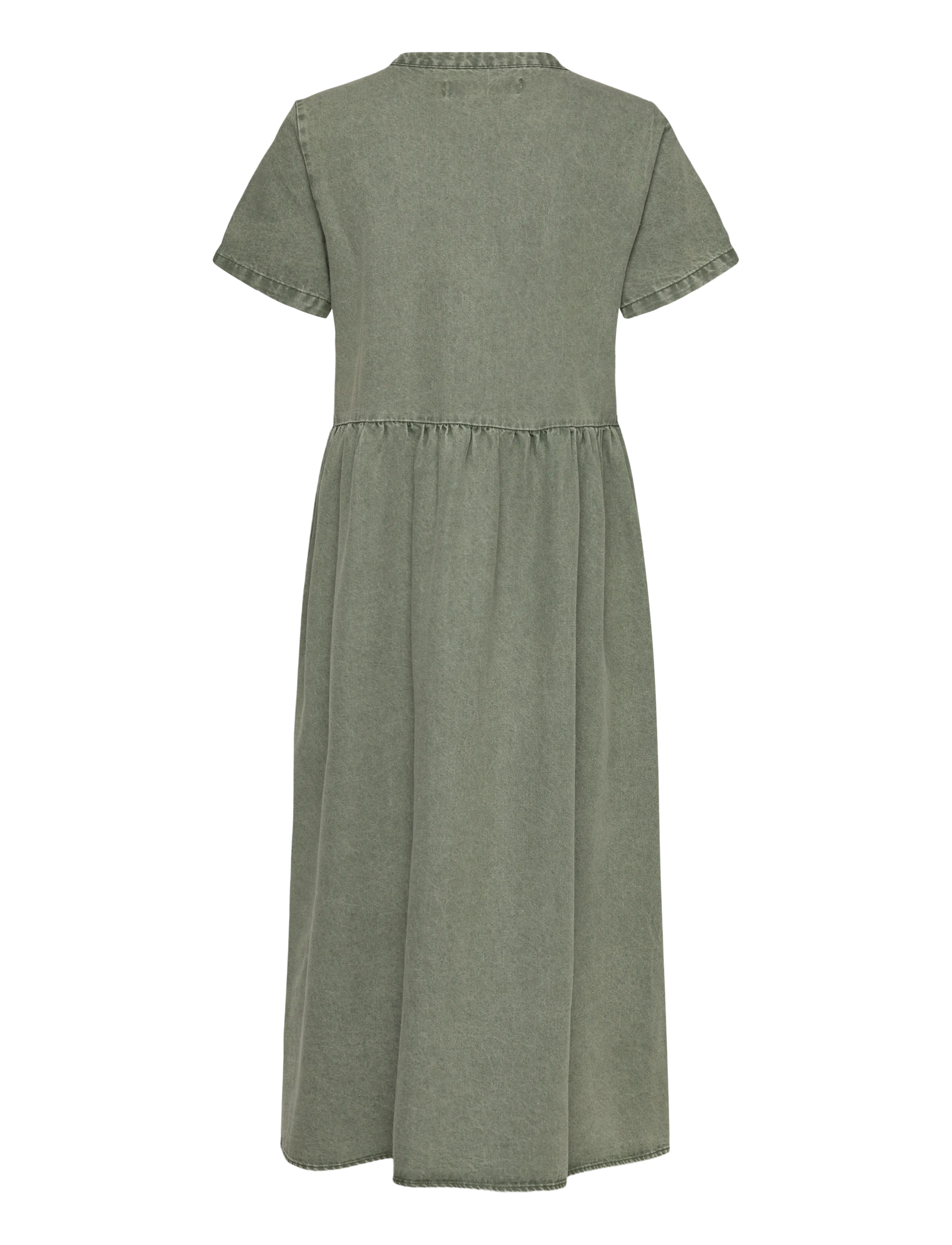 Lollys Laundry - AliyaLL Maxi Dress SS - skjortekjoler - dusty green - 2